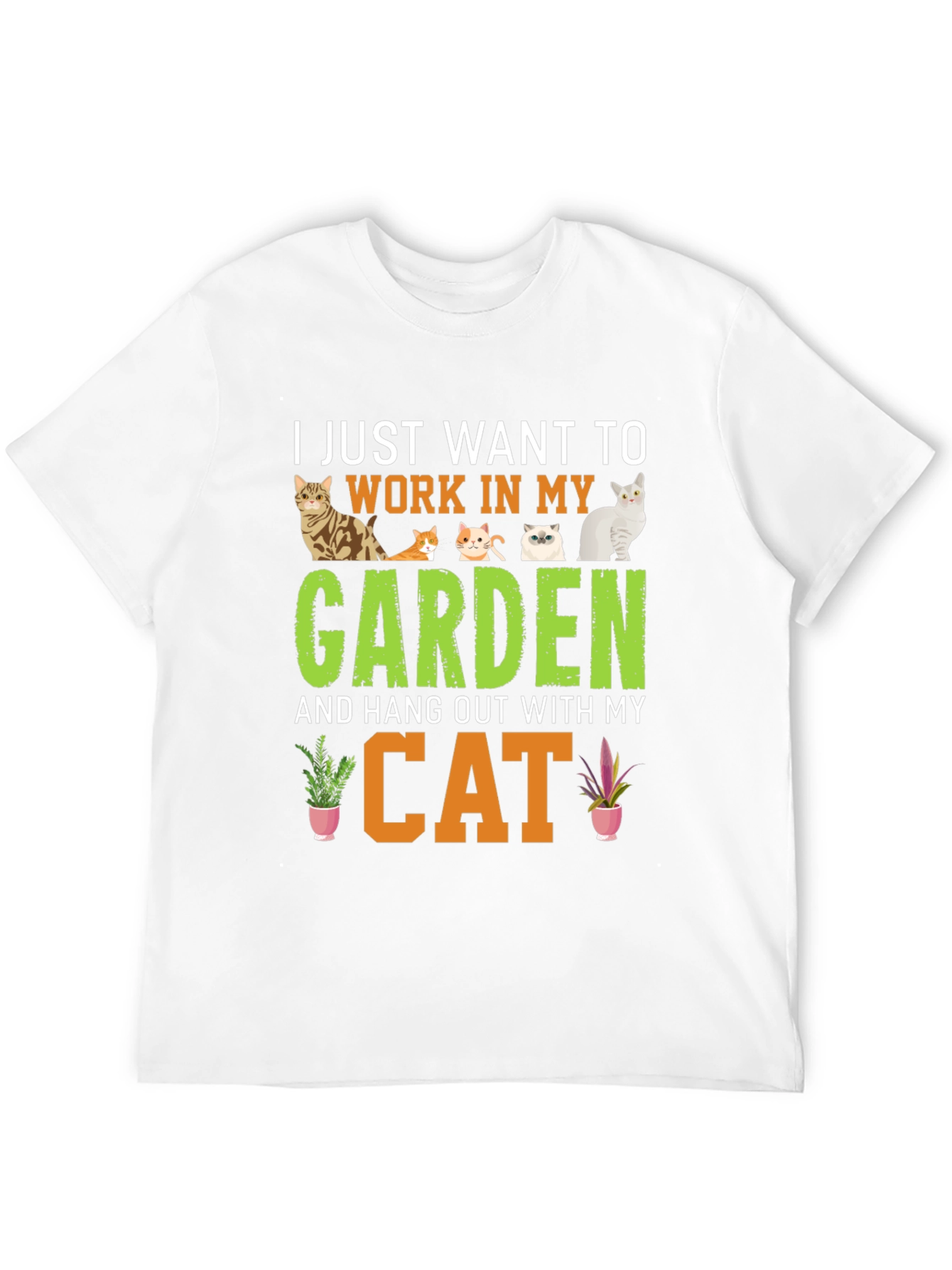 Gardening Cat Lover T-Shirt