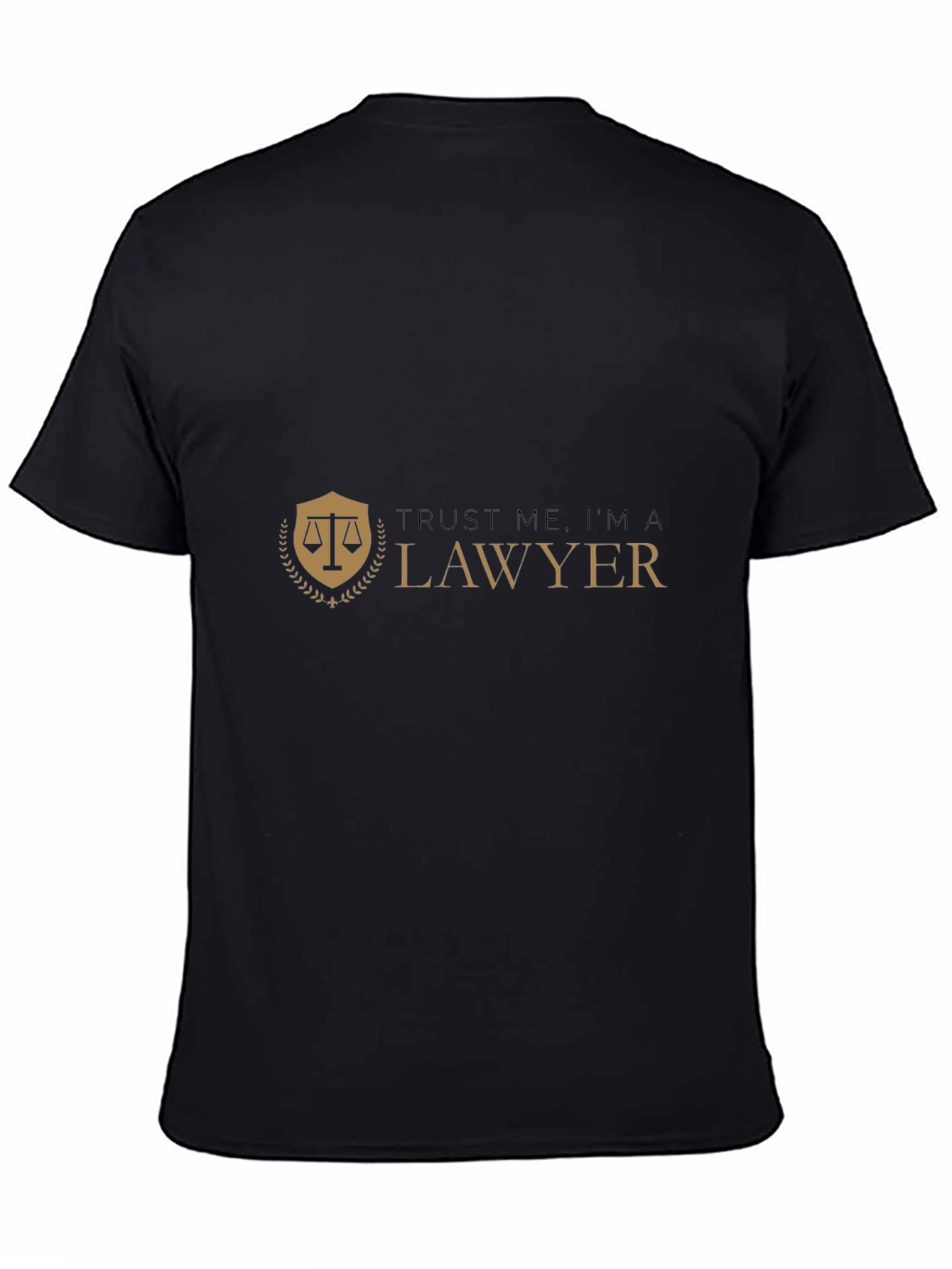 Trust Me Im a Lawyer Graphic Tee - Black