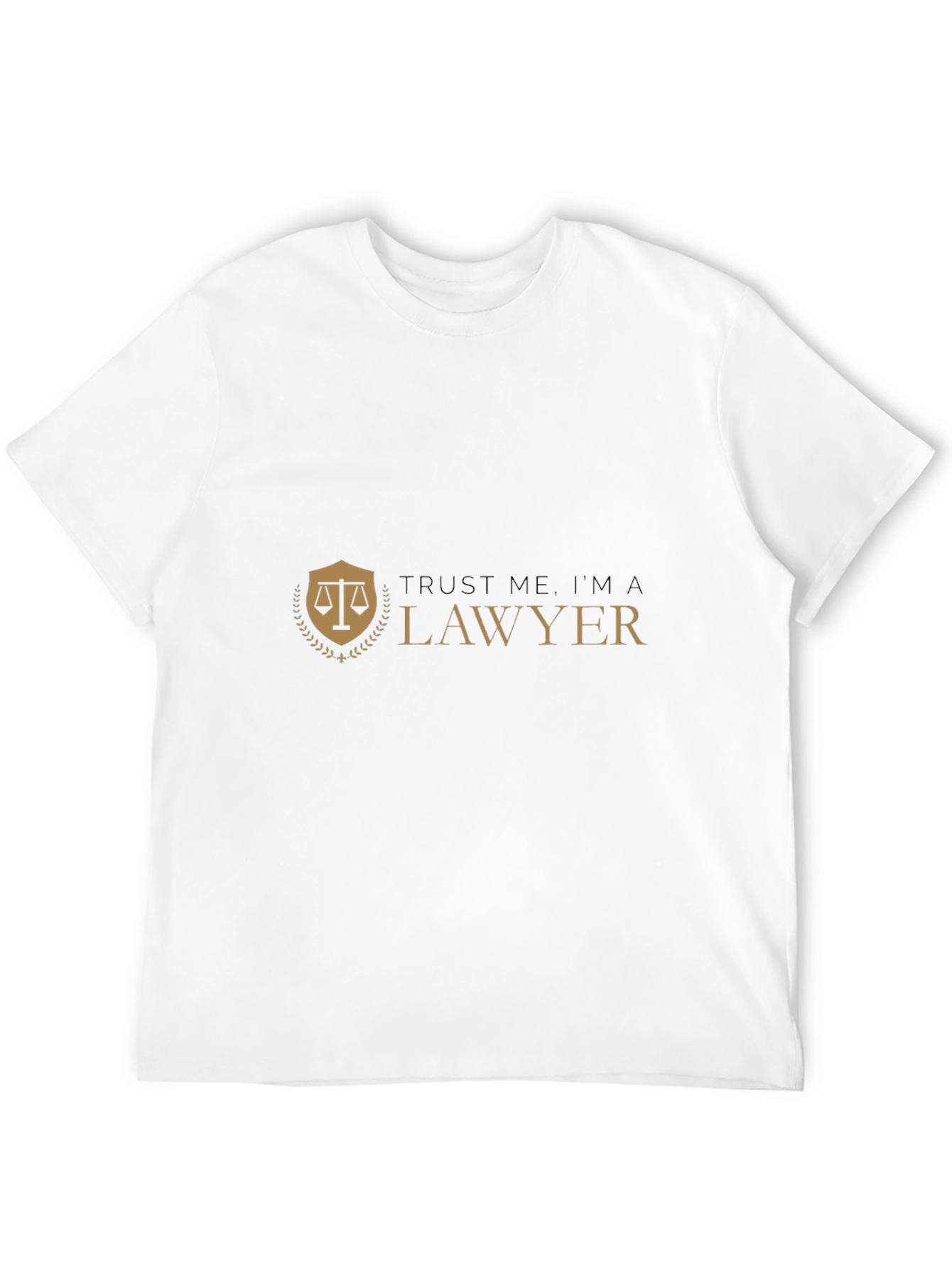 Trust Me Im a Lawyer Graphic Tee - Black