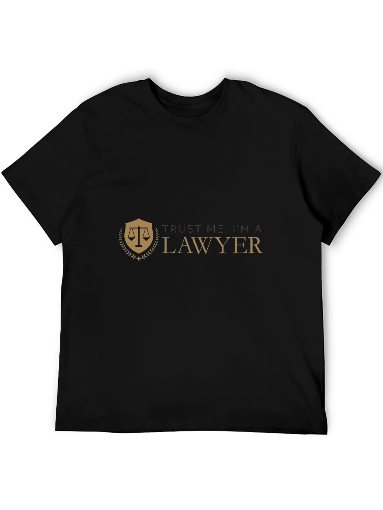 Trust Me Im a Lawyer Graphic Tee - Black