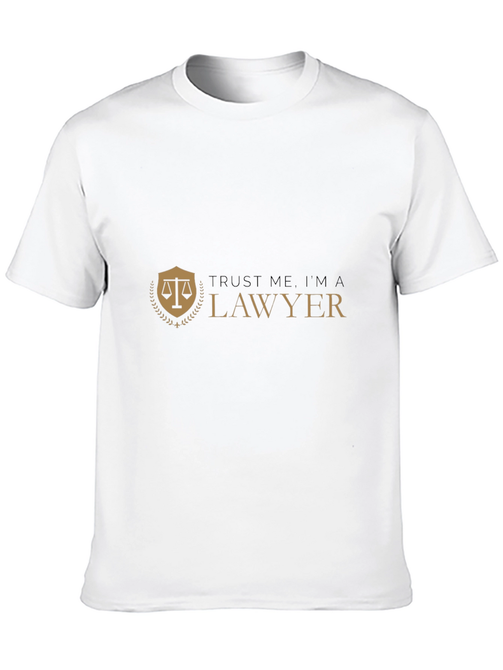 Trust Me Im a Lawyer Graphic Tee - Black