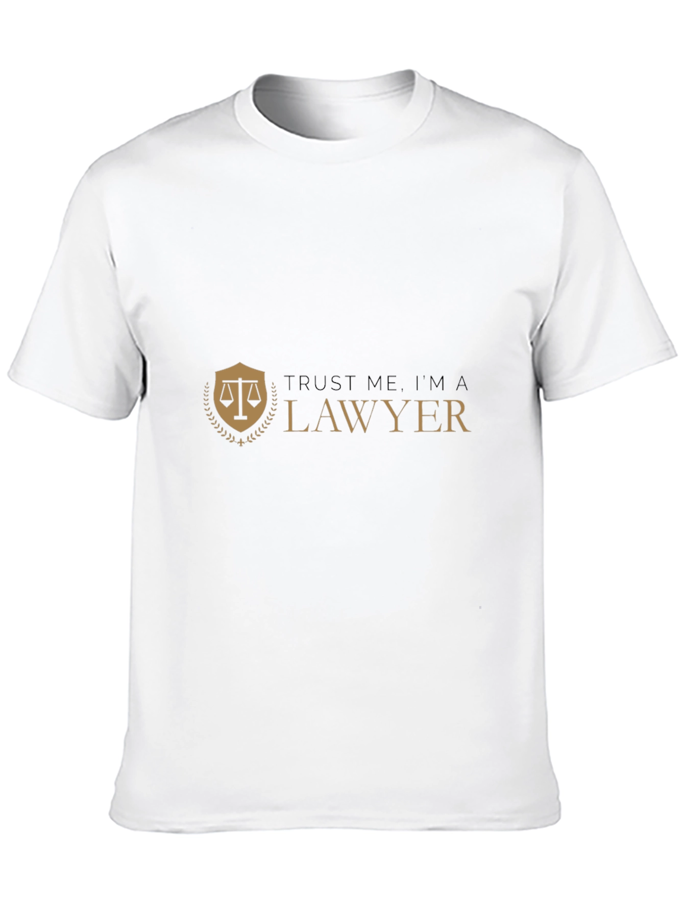 Trust Me Im a Lawyer Graphic Tee - Black