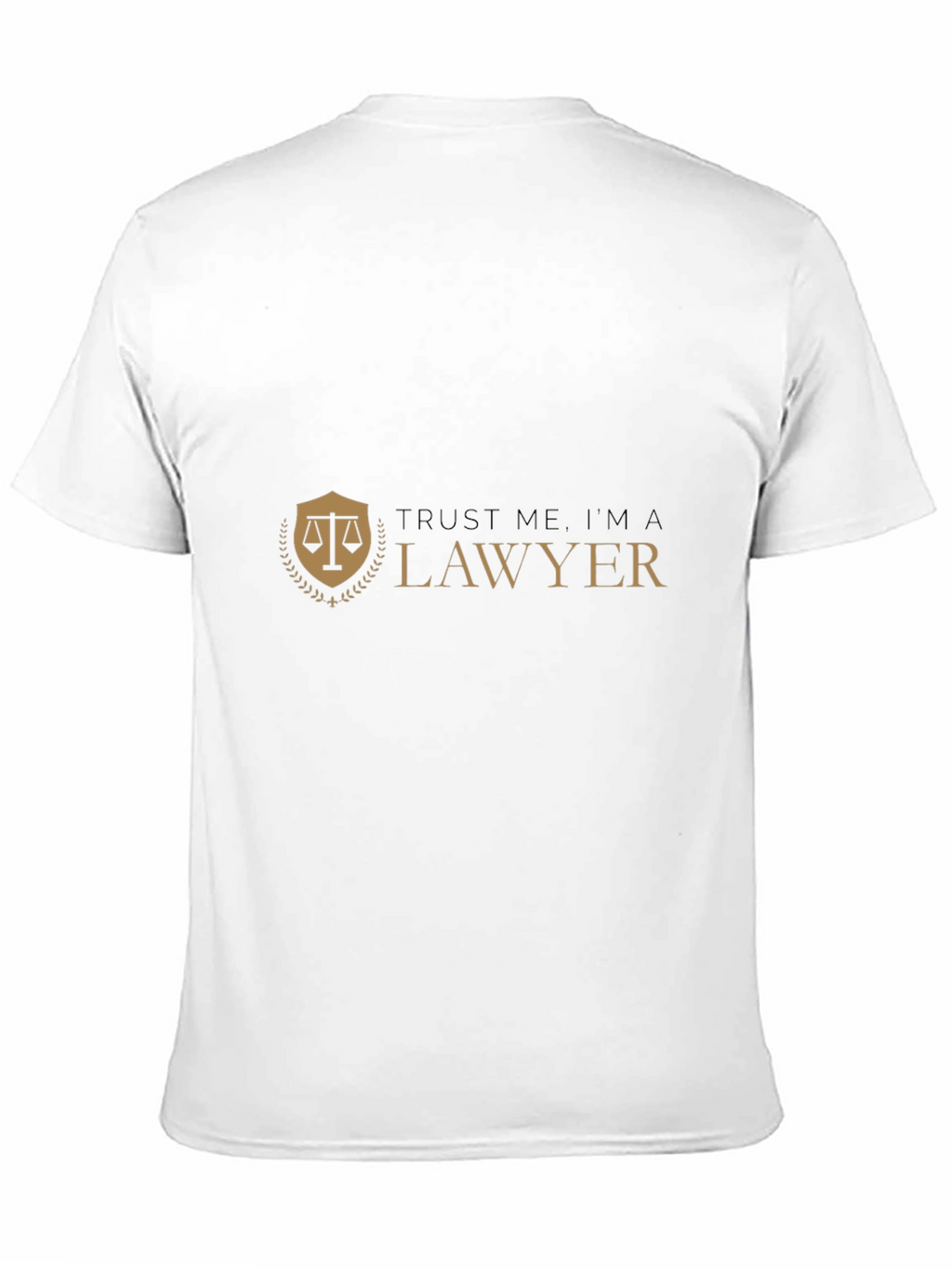 Trust Me Im a Lawyer Graphic Tee - Black