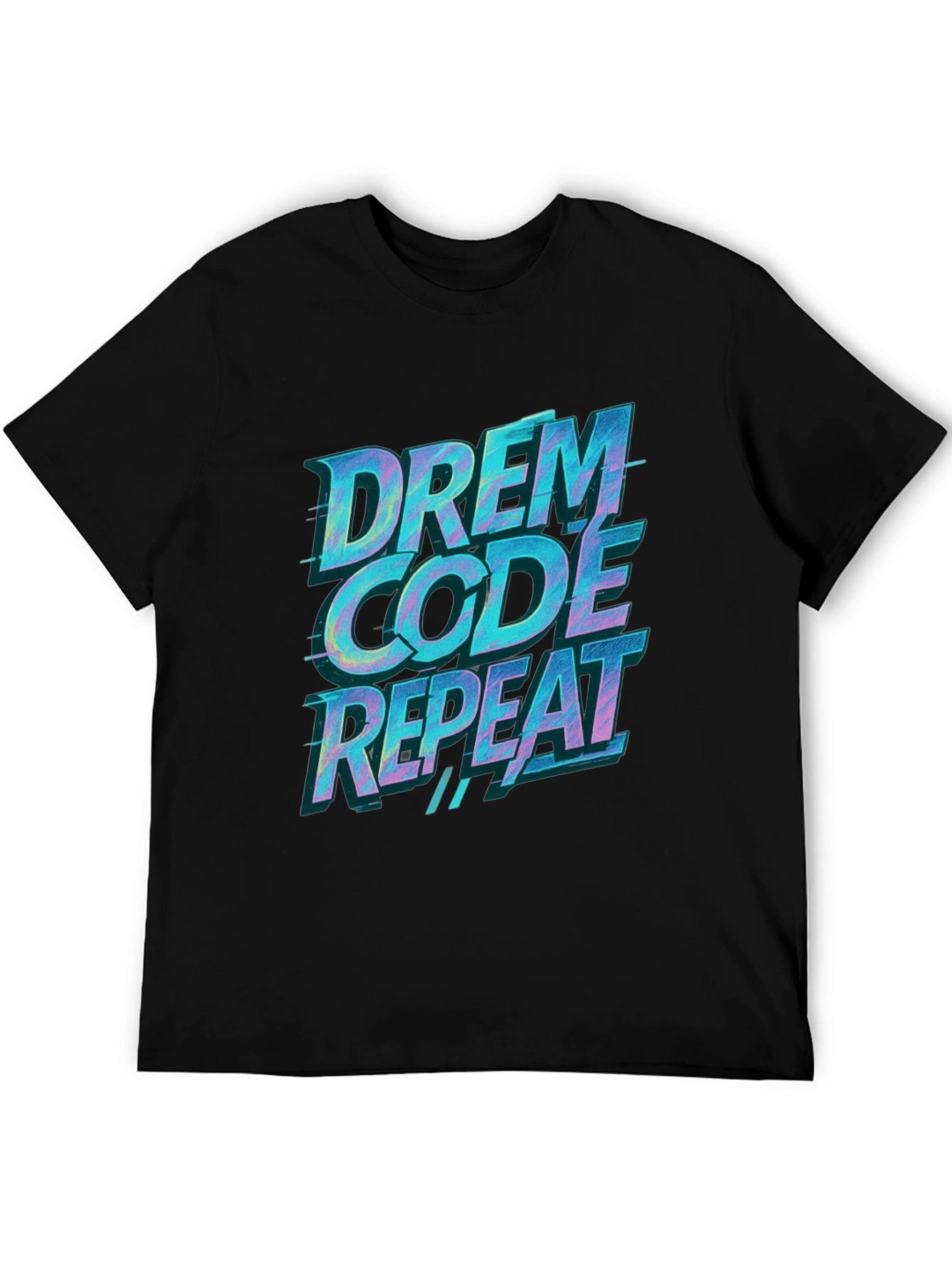 Drem Code Repeat Black T-Shirt