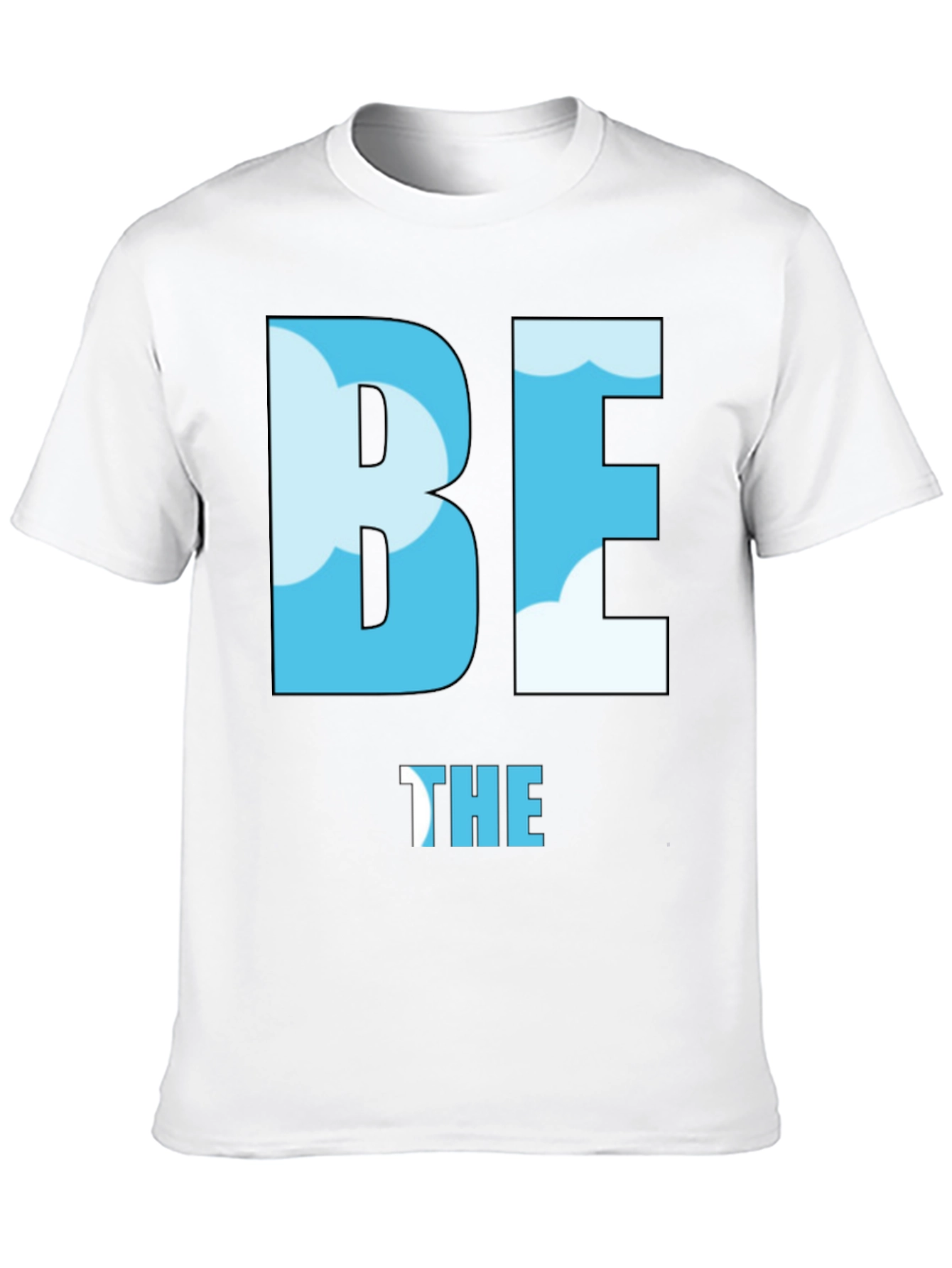 Be the Sky T-Shirt - Cloud Design Black Tee