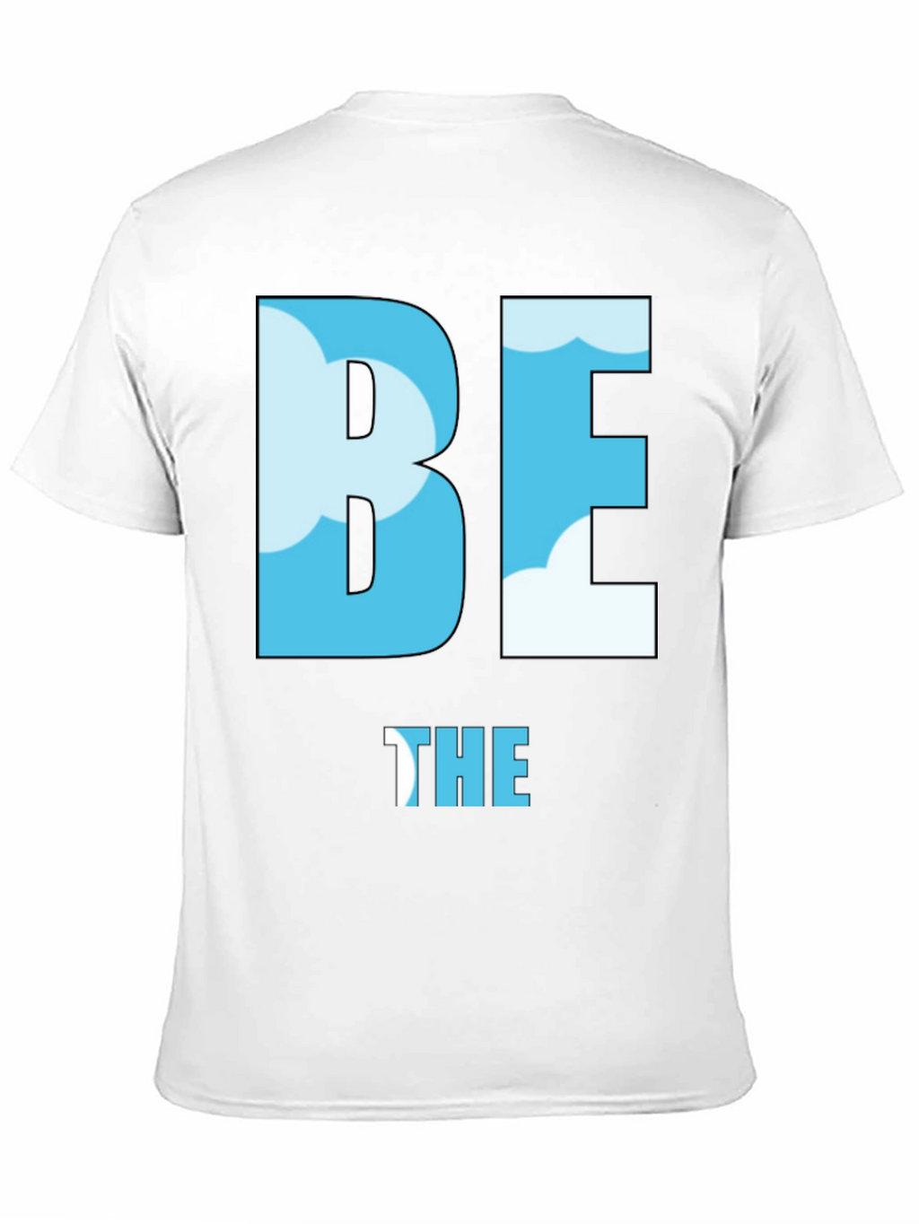 Be the Sky T-Shirt - Cloud Design Black Tee