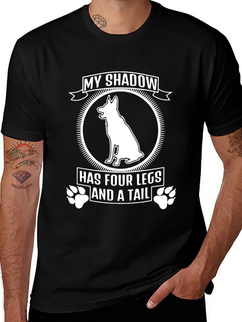 My Shadow Has Four Legs T-Shirt