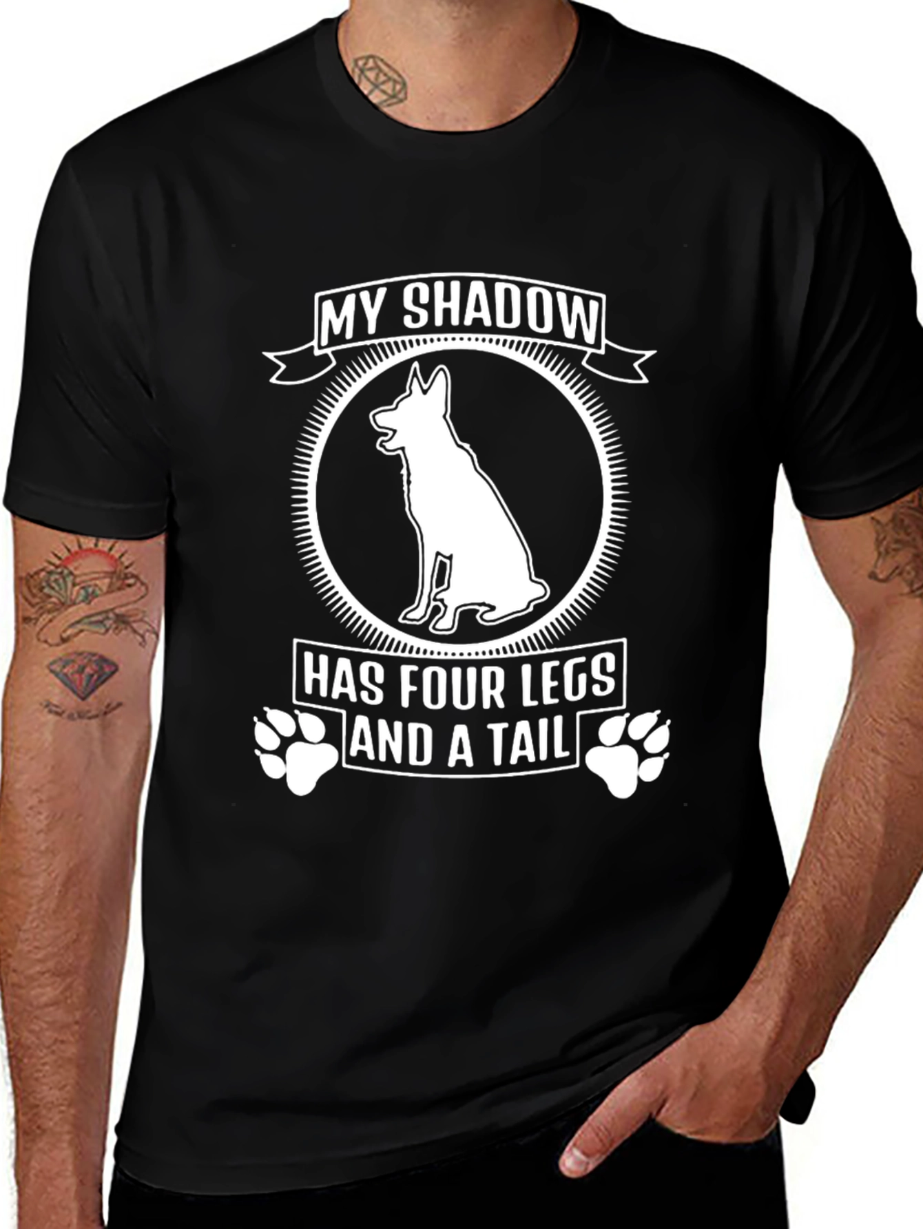 My Shadow Has Four Legs T-Shirt