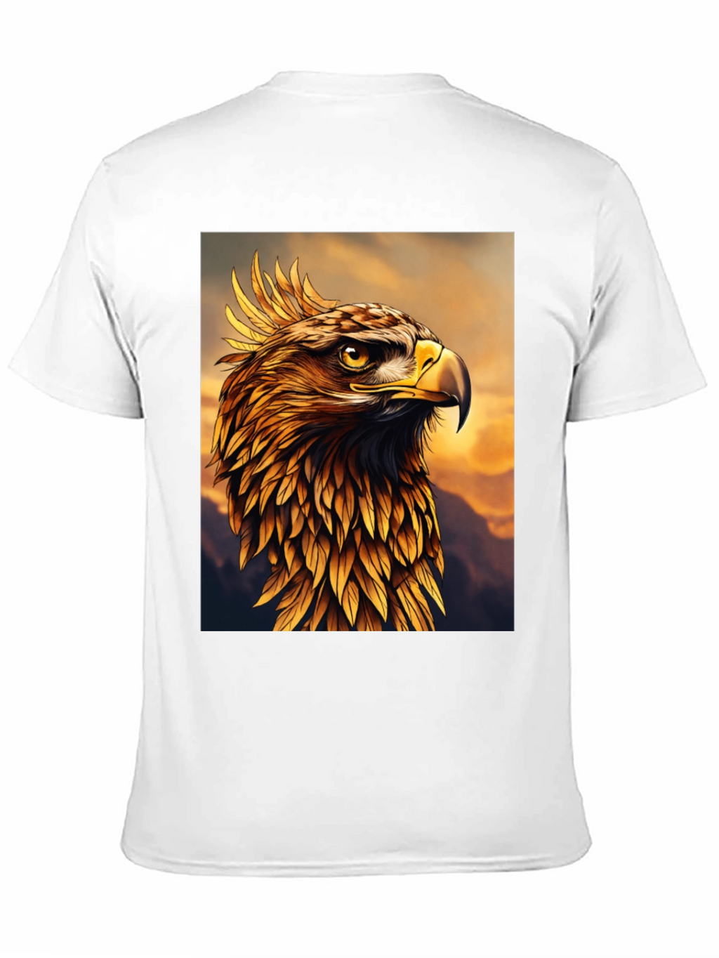 Majestic Golden Eagle Graphic Tee - Premium Quality