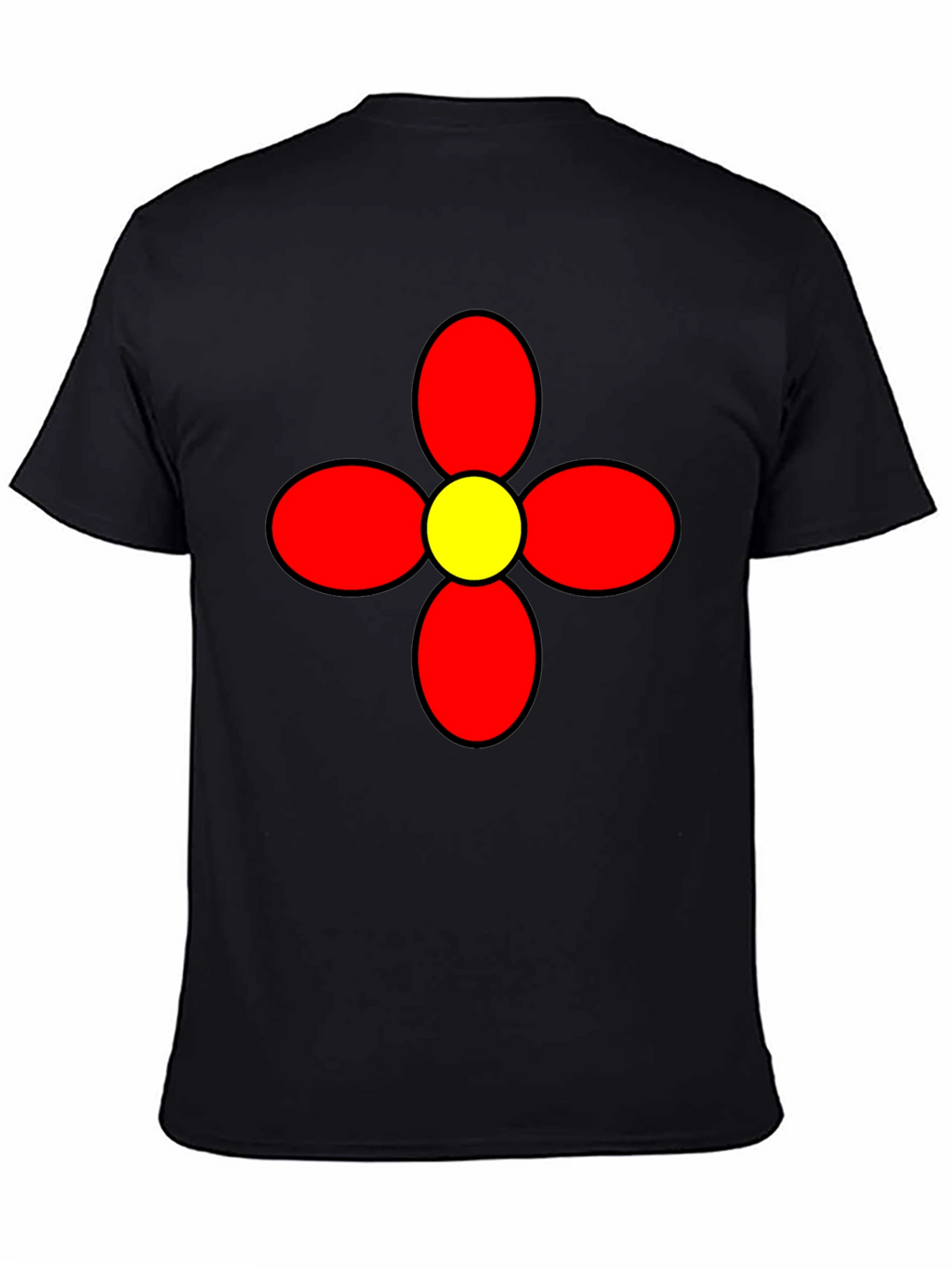 Retro Flower Graphic Tee - Bold Statement Shirt