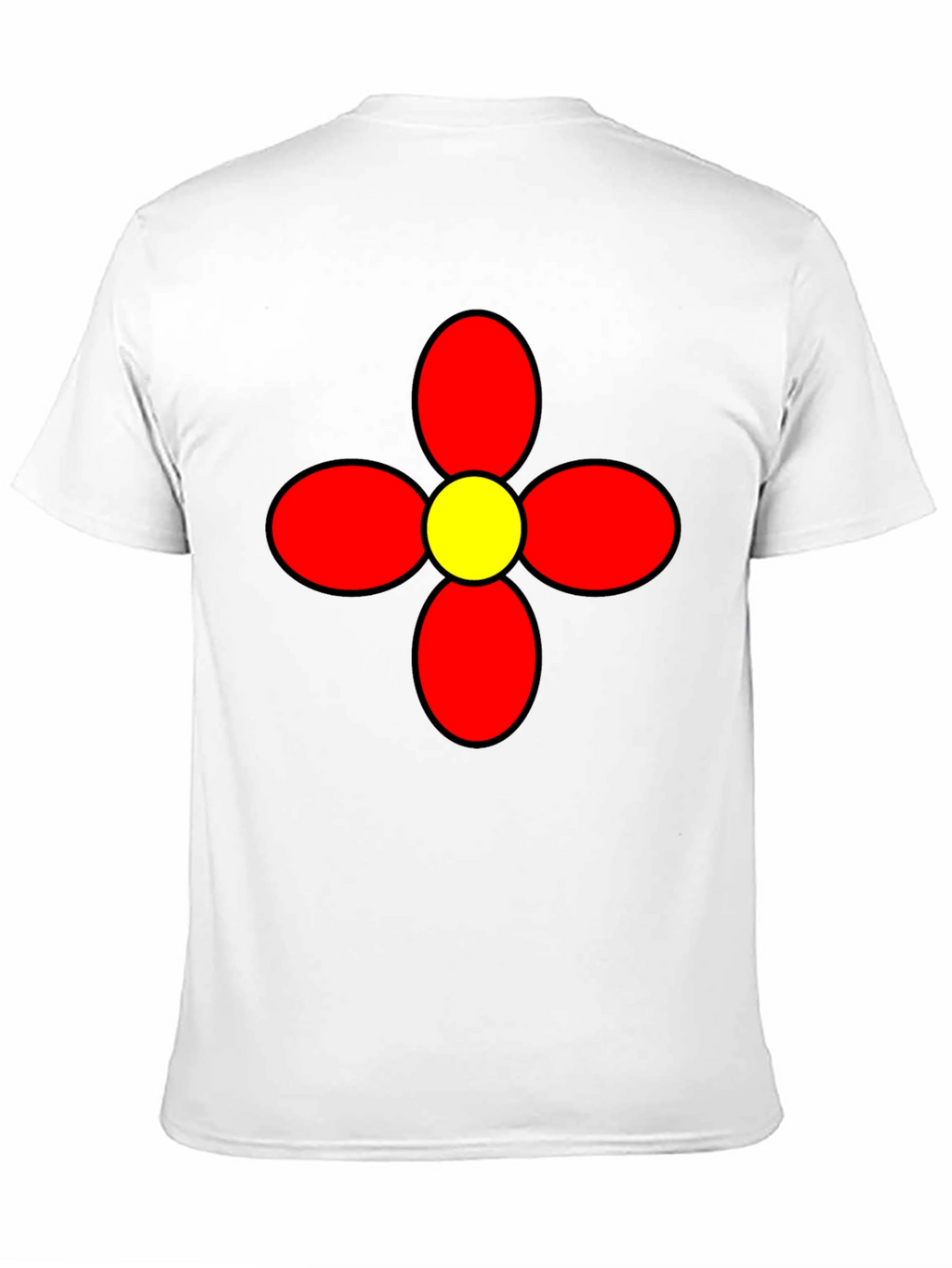 Retro Flower Graphic Tee - Bold Statement Shirt