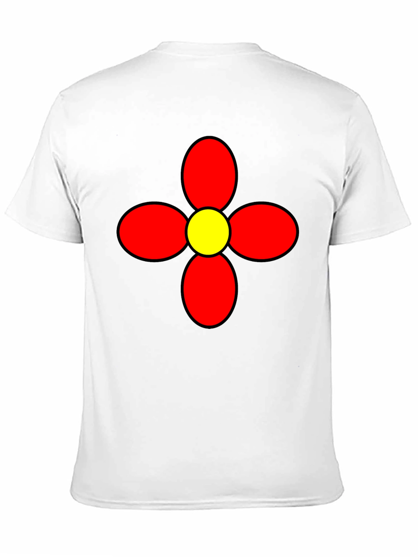 Retro Flower Graphic Tee - Bold Statement Shirt