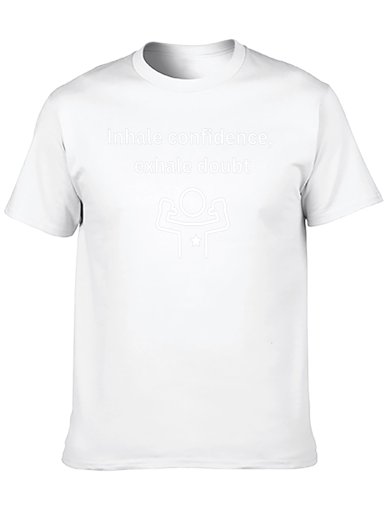 Inhale Confidence Exhale Doubt Black T-Shirt