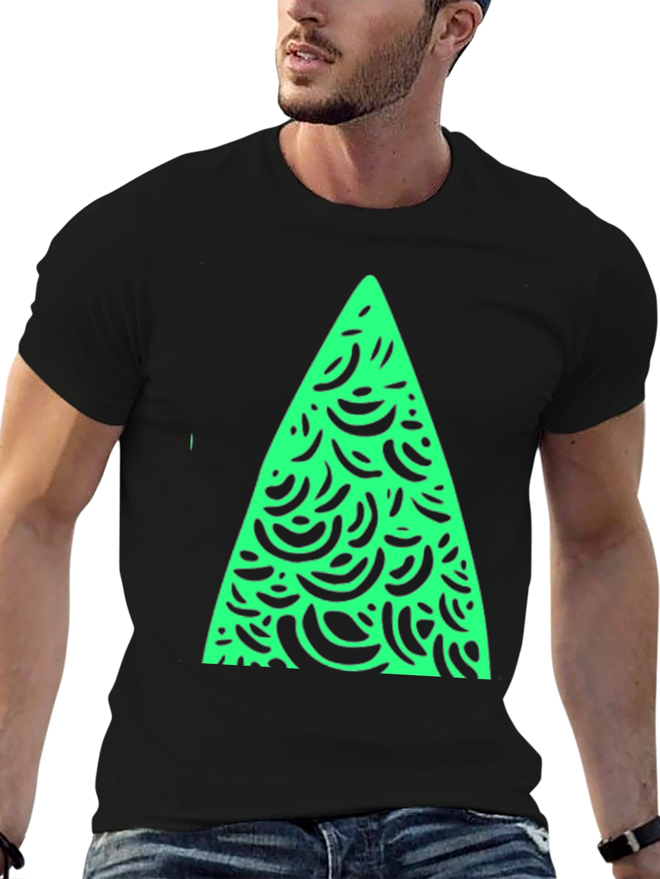 Funky Christmas Tree Graphic Tee