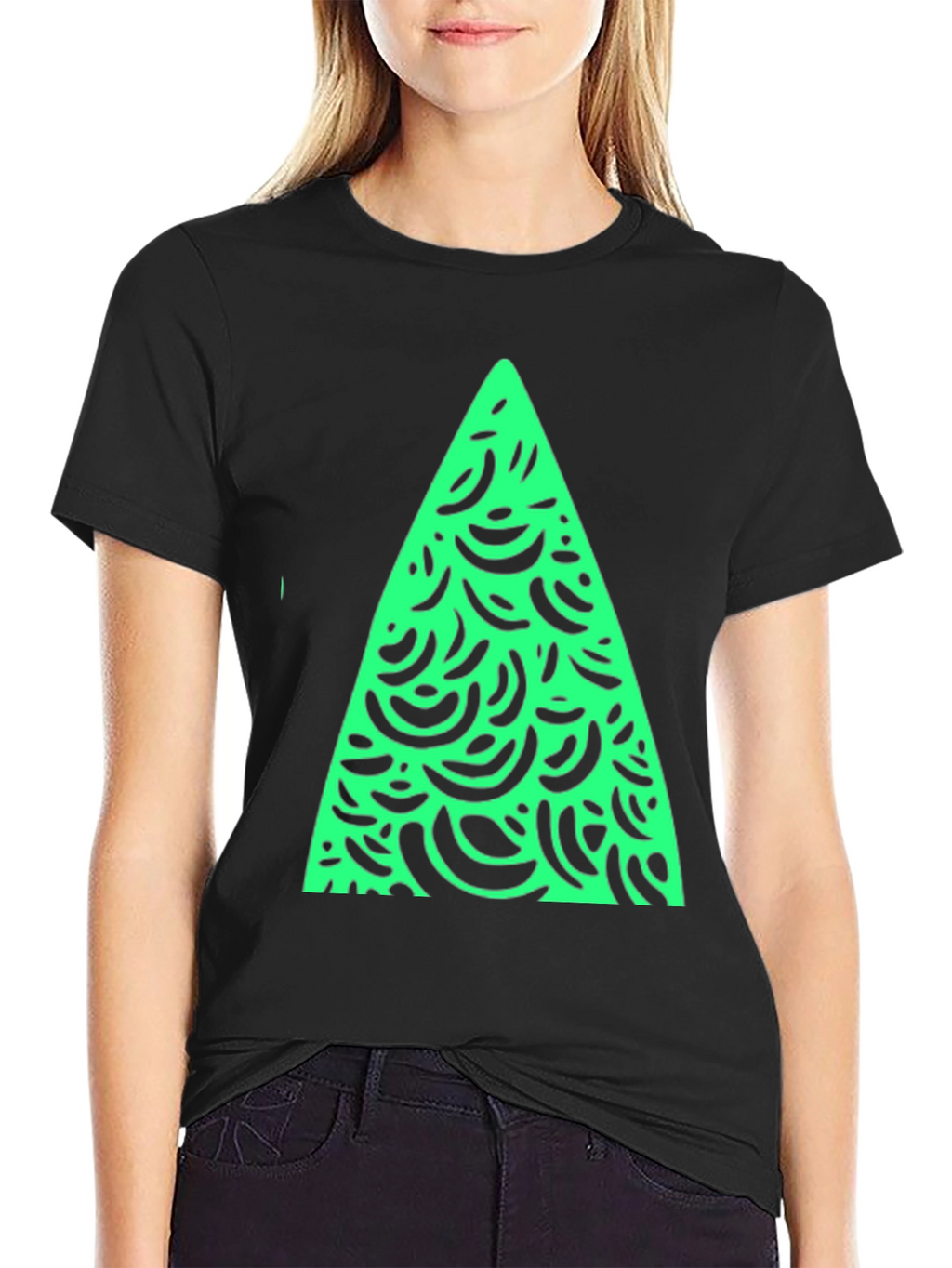 Funky Christmas Tree Graphic Tee