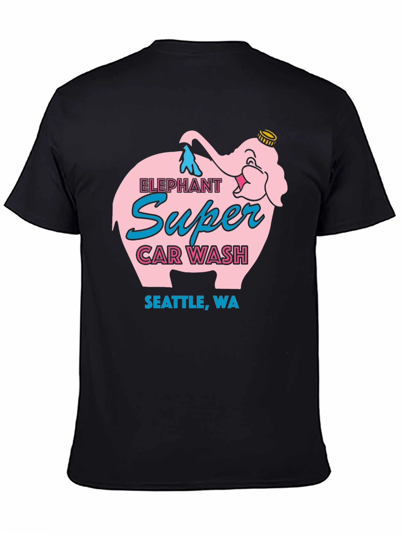 Elephant Super Car Wash T-Shirt Seattle WA