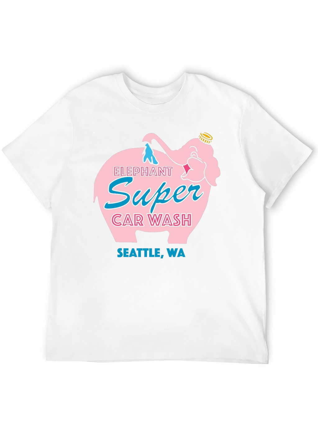 Elephant Super Car Wash T-Shirt Seattle WA
