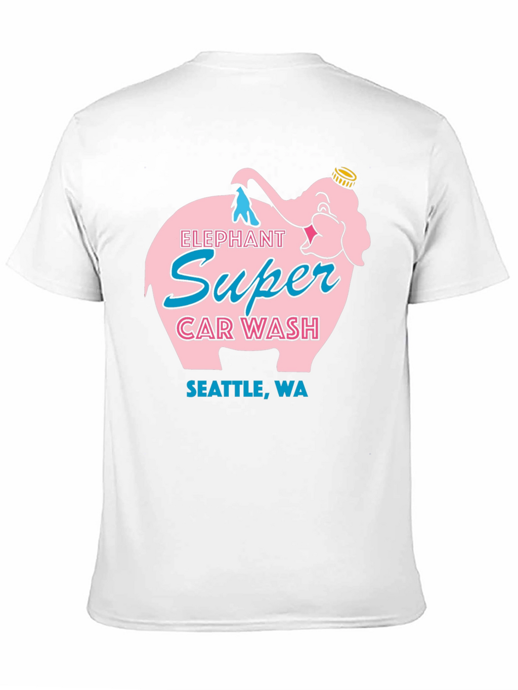 Elephant Super Car Wash T-Shirt Seattle WA