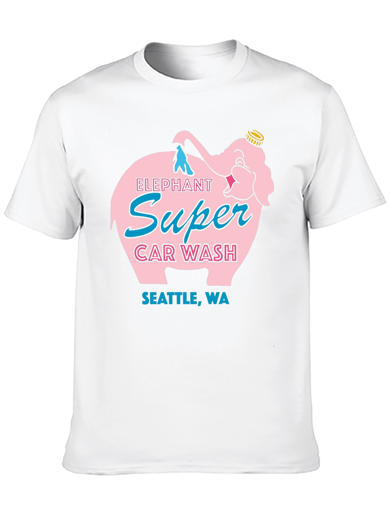 Elephant Super Car Wash T-Shirt Seattle WA