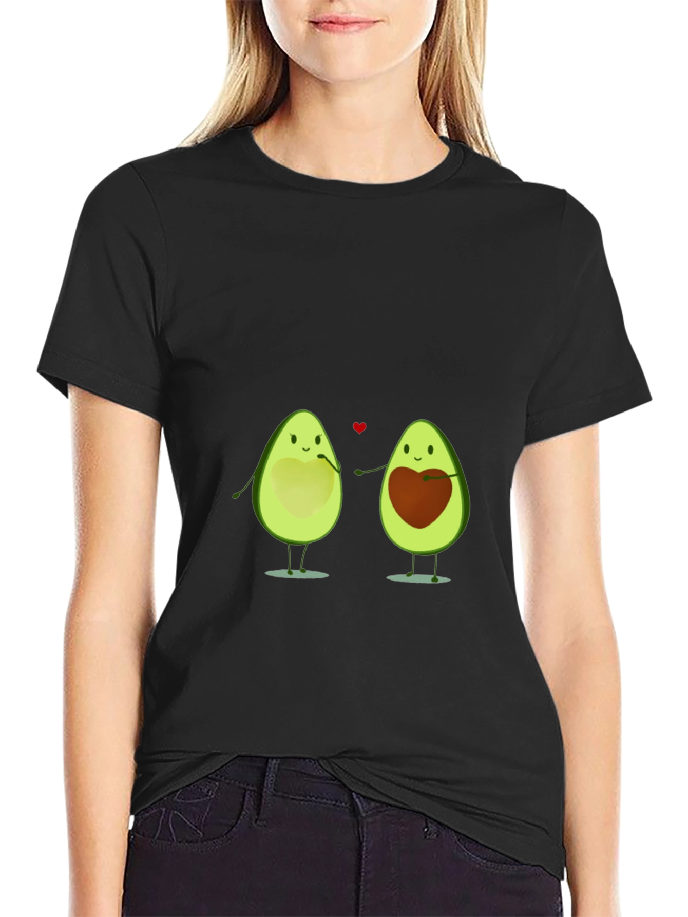 Avocado Love T-Shirt - Cute Couple Tee