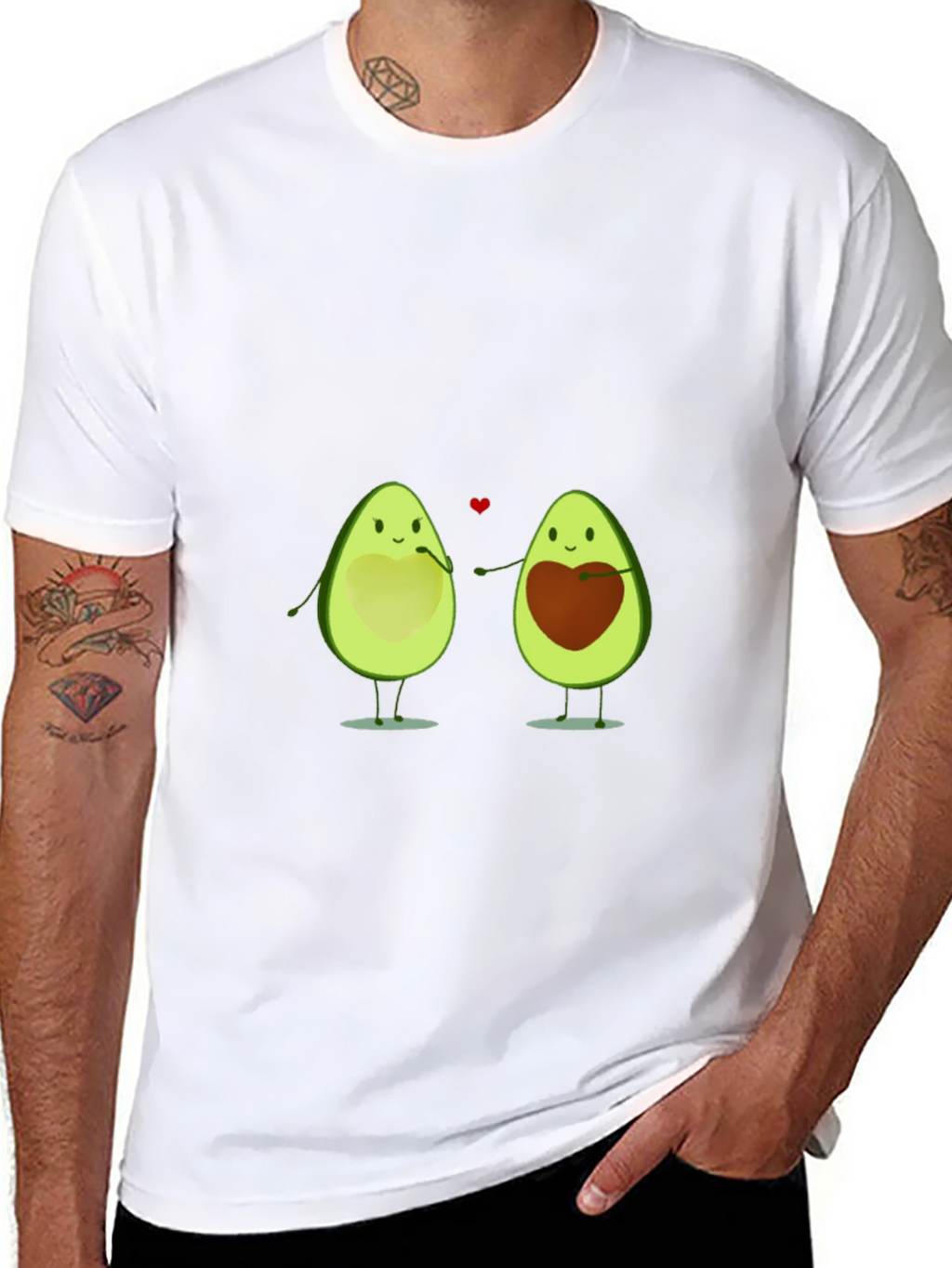 Avocado Love T-Shirt - Cute Couple Tee