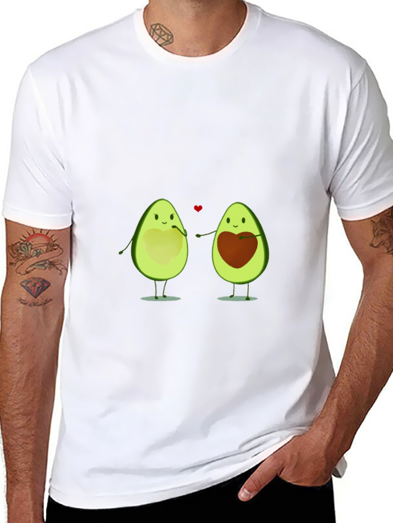 Avocado Love T-Shirt - Cute Couple Tee