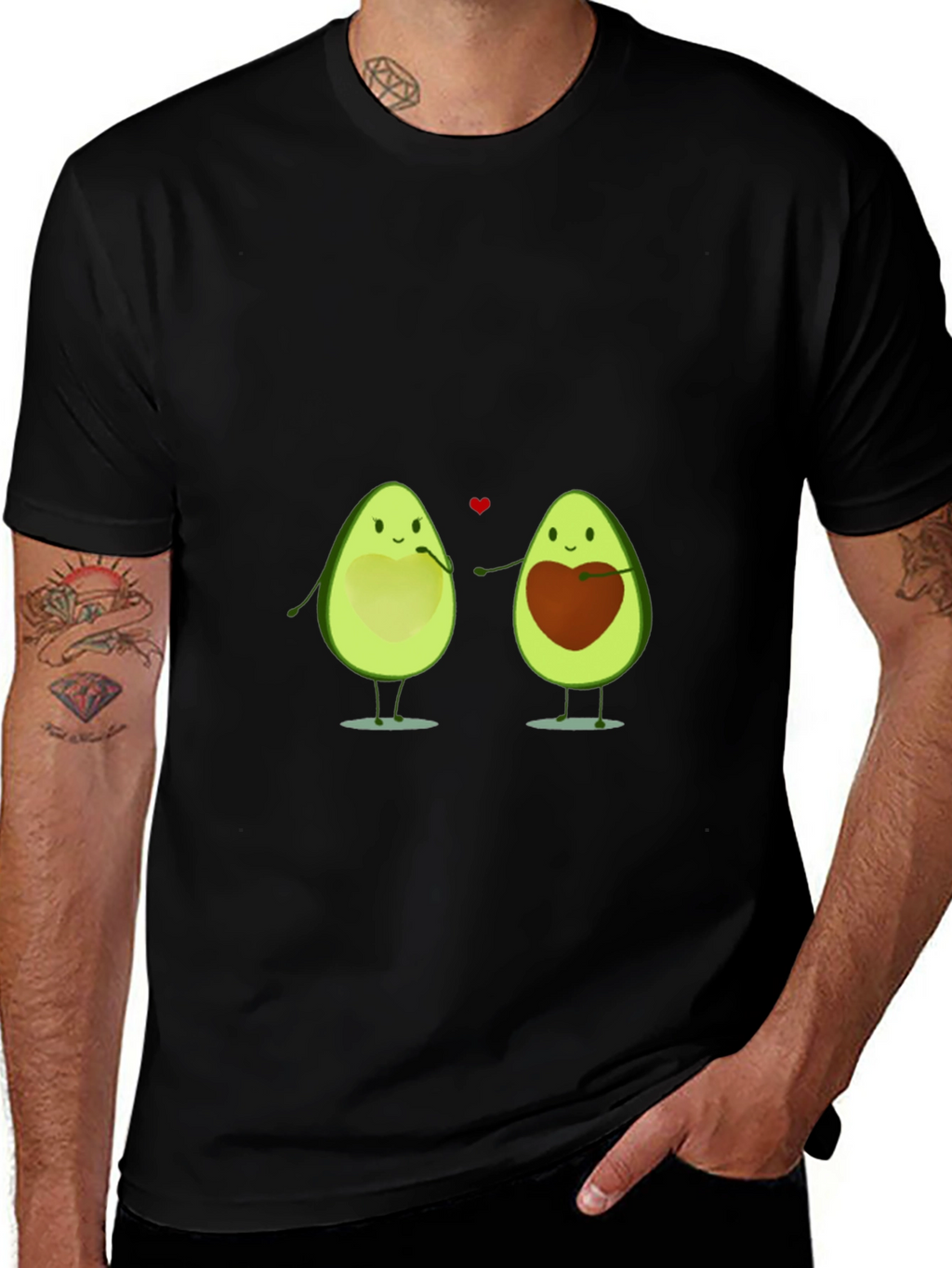 Avocado Love T-Shirt - Cute Couple Tee
