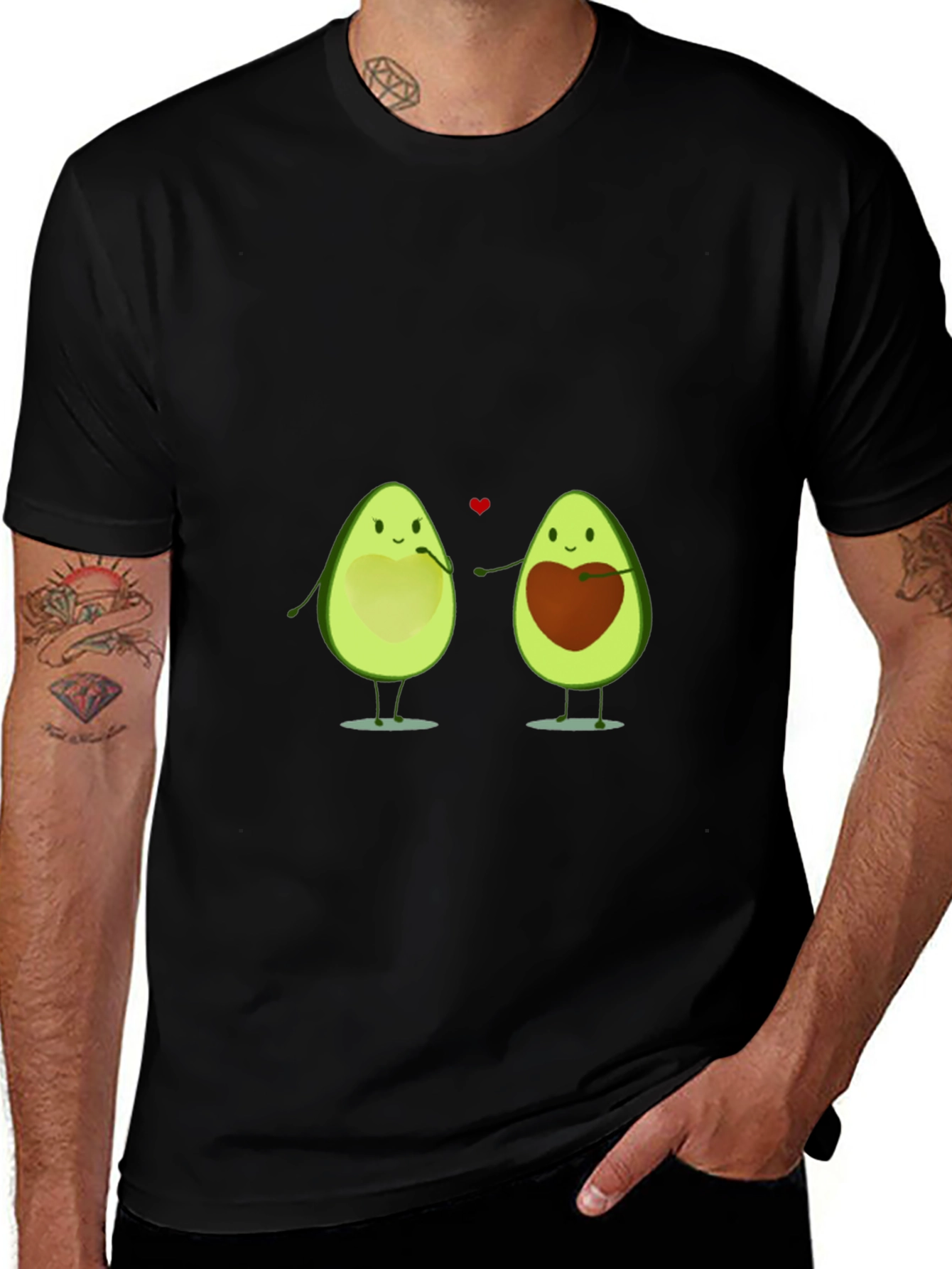 Avocado Love T-Shirt - Cute Couple Tee