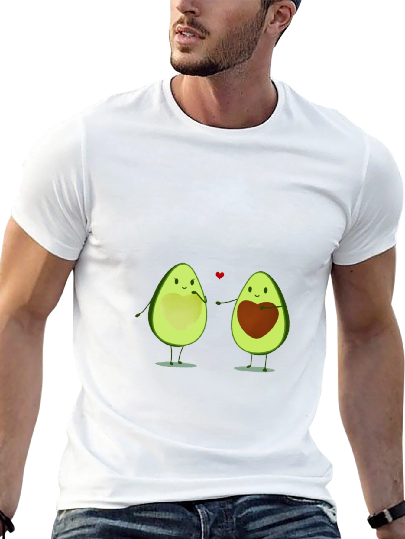 Avocado Love T-Shirt - Cute Couple Tee
