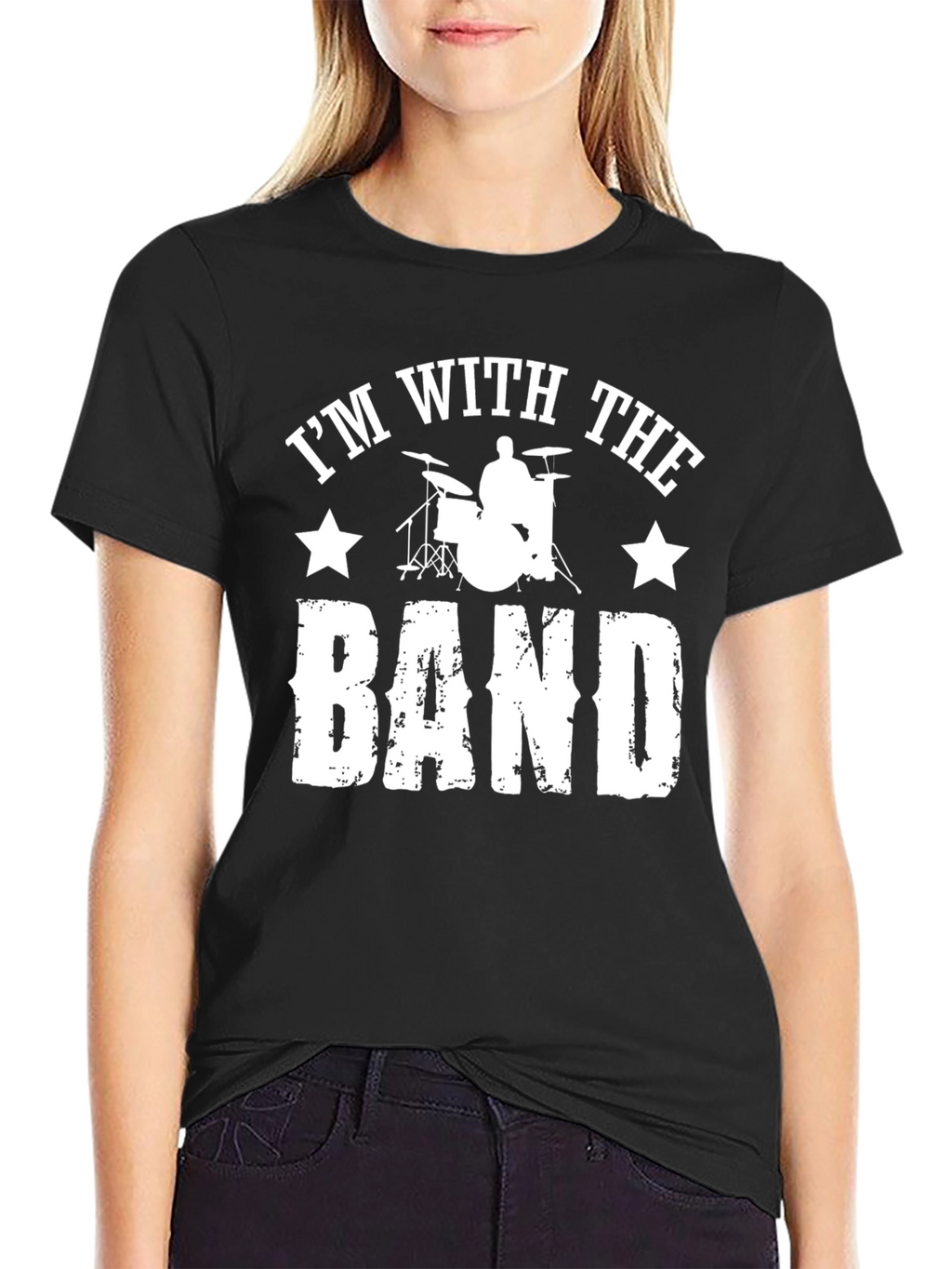 Im With The Band Drummer T-Shirt - Musician Tee