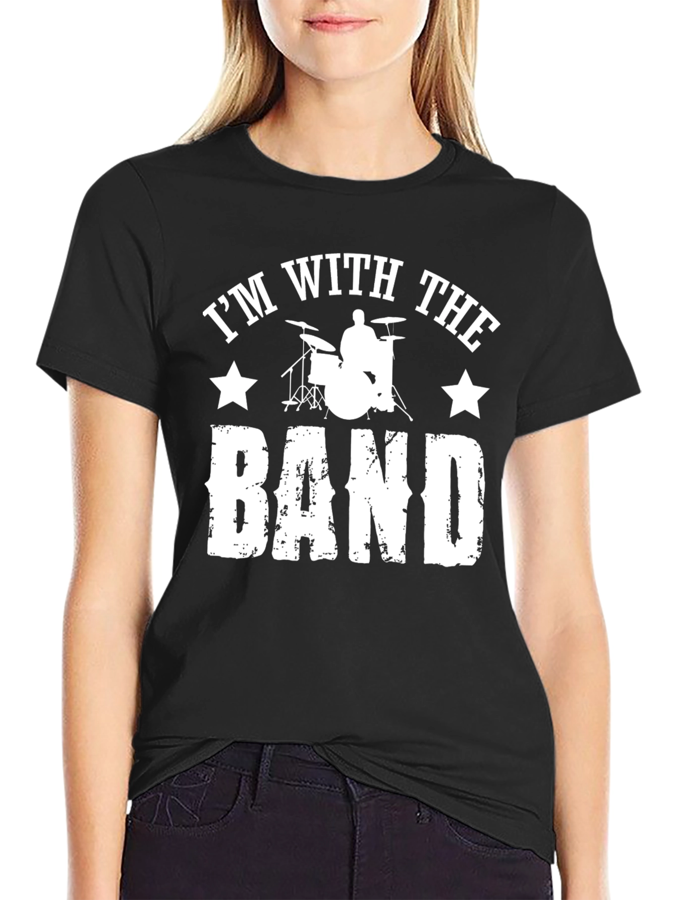 Im With The Band Drummer T-Shirt - Musician Tee