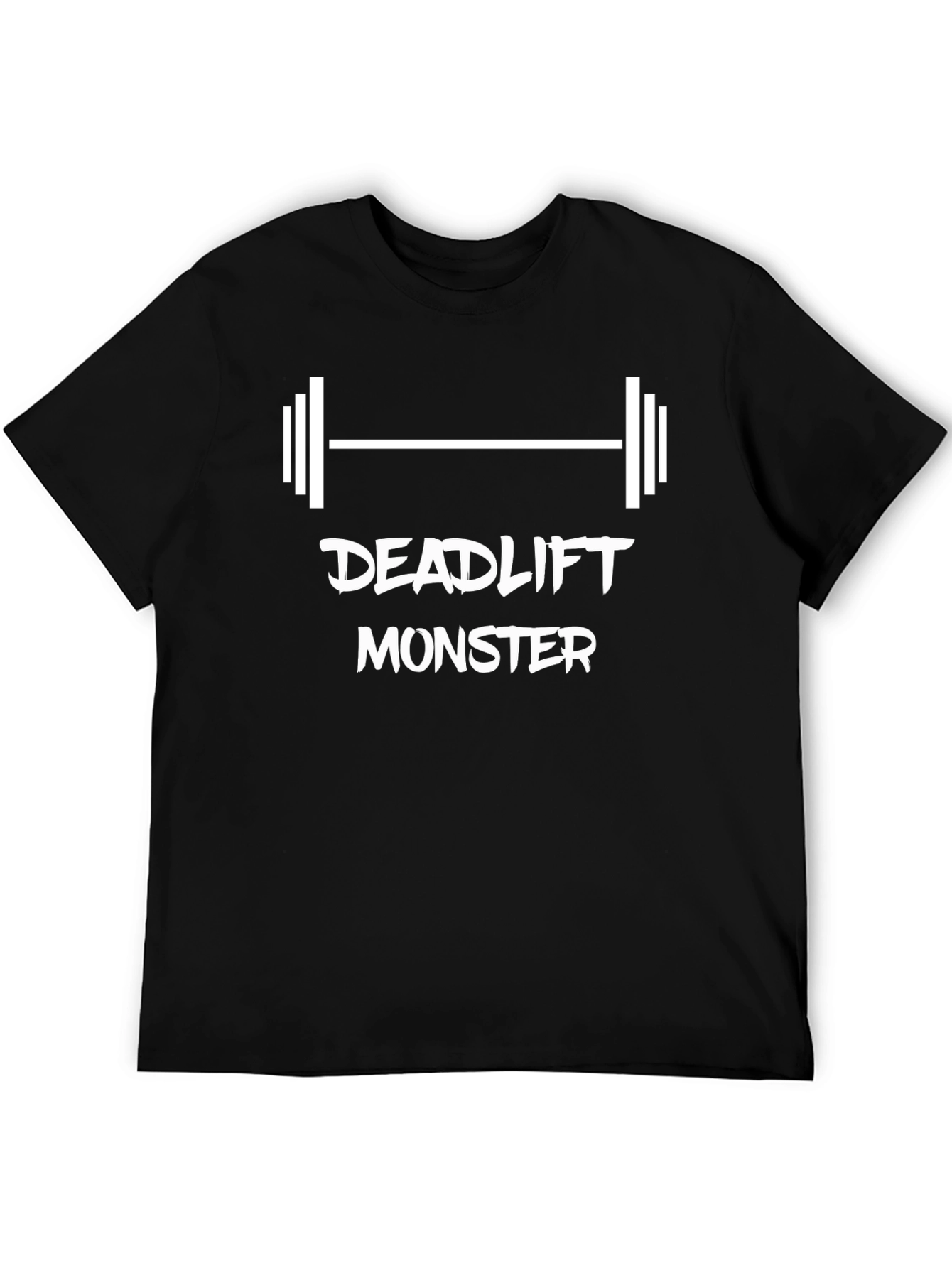 Deadlift Monster Graphic Tee - Gym Workout Shirt