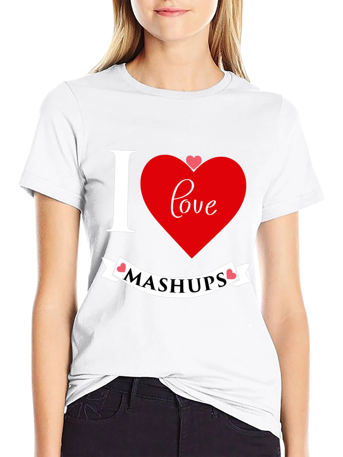 I Love Mashups Graphic T-Shirt