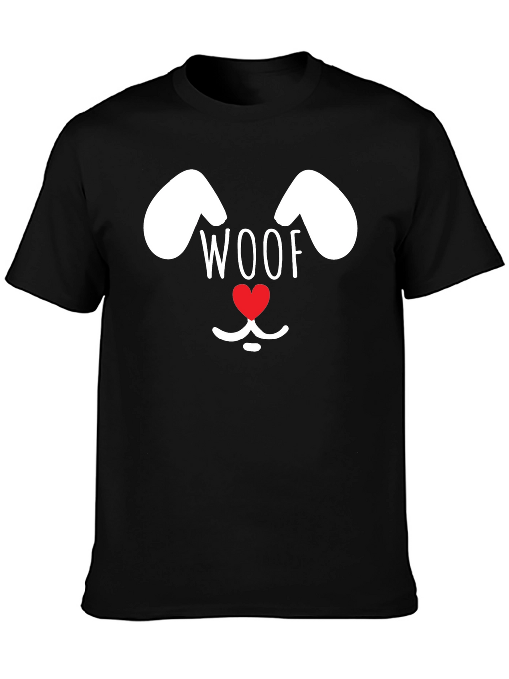 Woof Dog Face T-Shirt