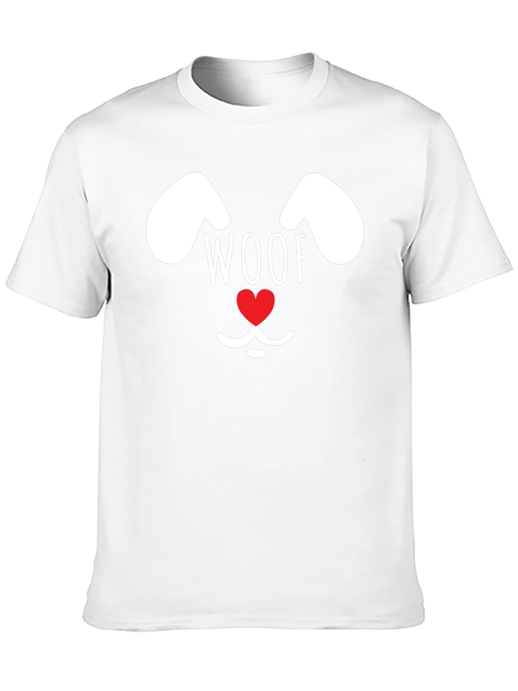 Woof Dog Face T-Shirt