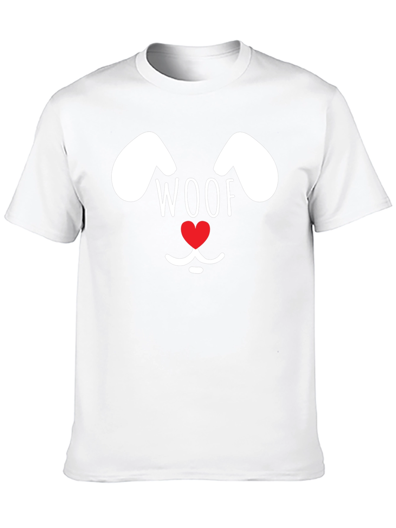 Woof Dog Face T-Shirt