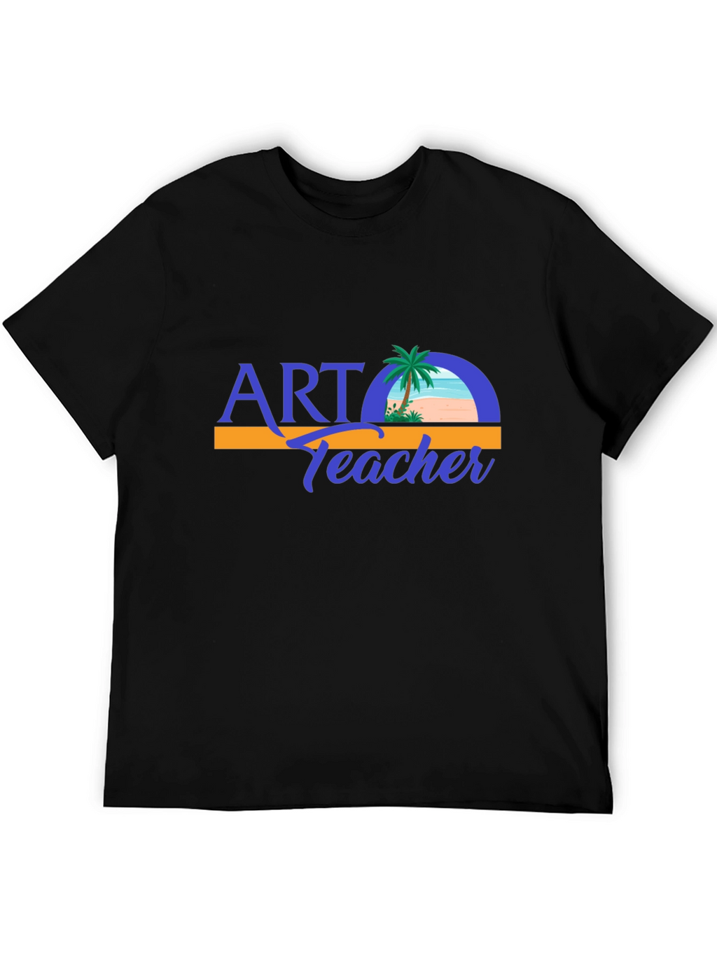 Art Teacher T-Shirt - Beach Design