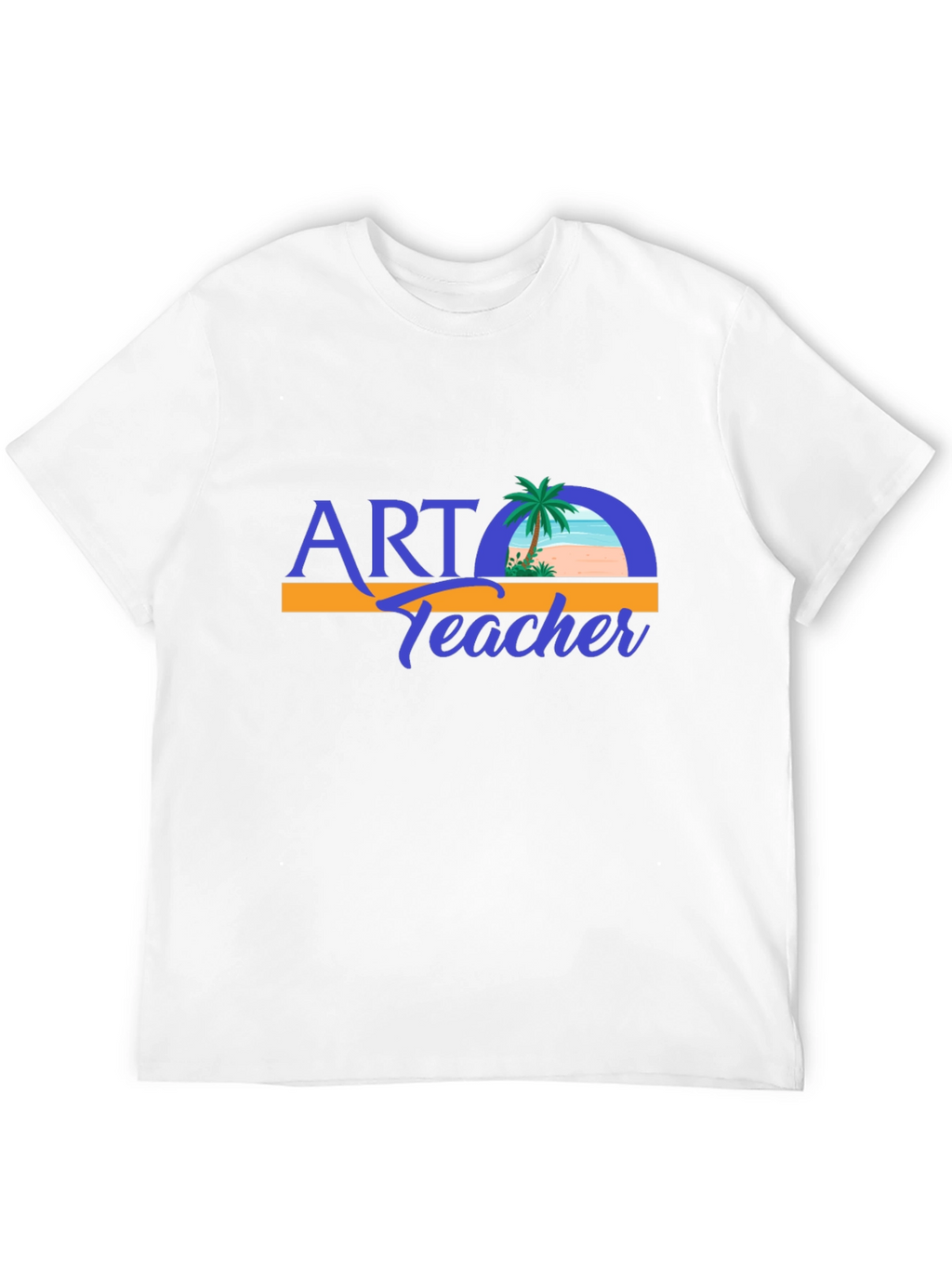 Art Teacher T-Shirt - Beach Design