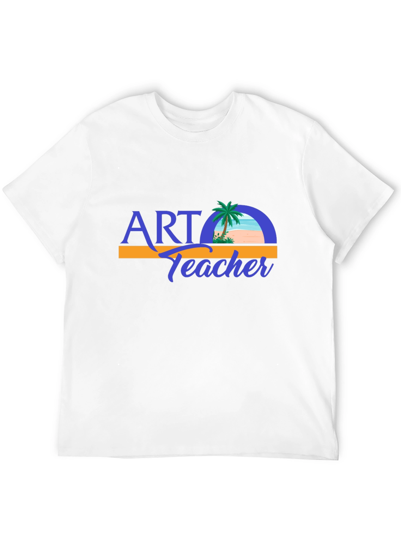 Art Teacher T-Shirt - Beach Design