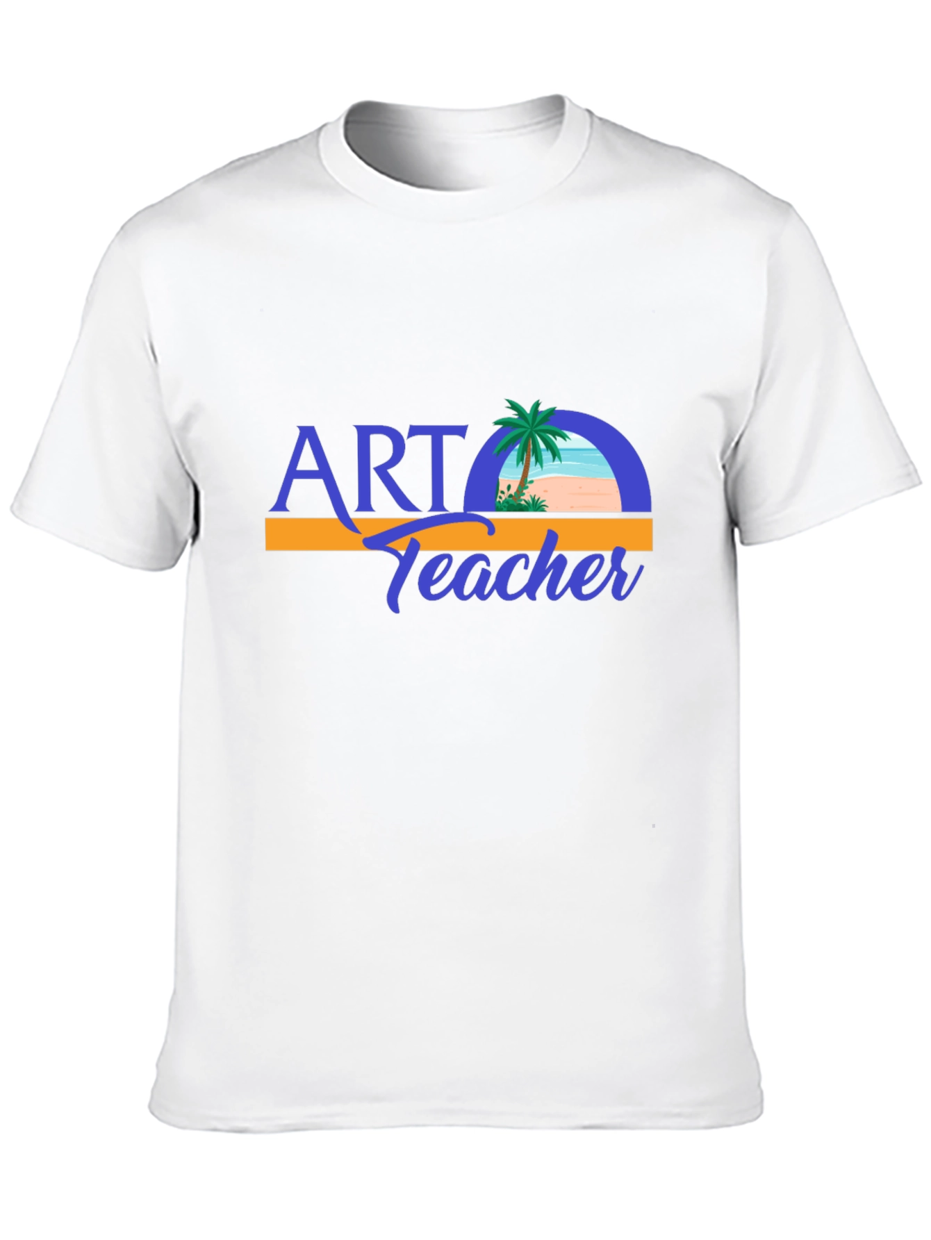 Art Teacher T-Shirt - Beach Design
