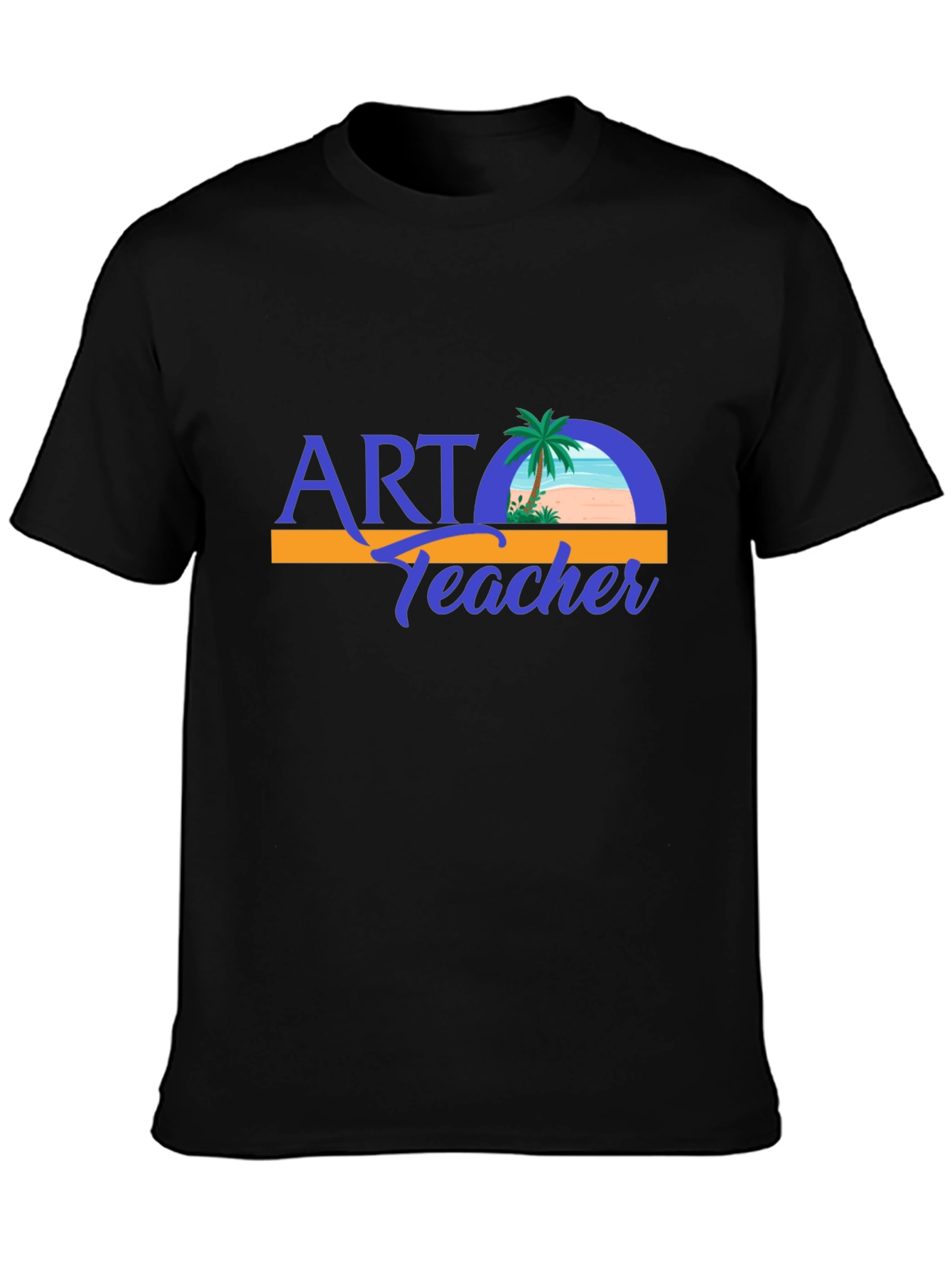 Art Teacher T-Shirt - Beach Design