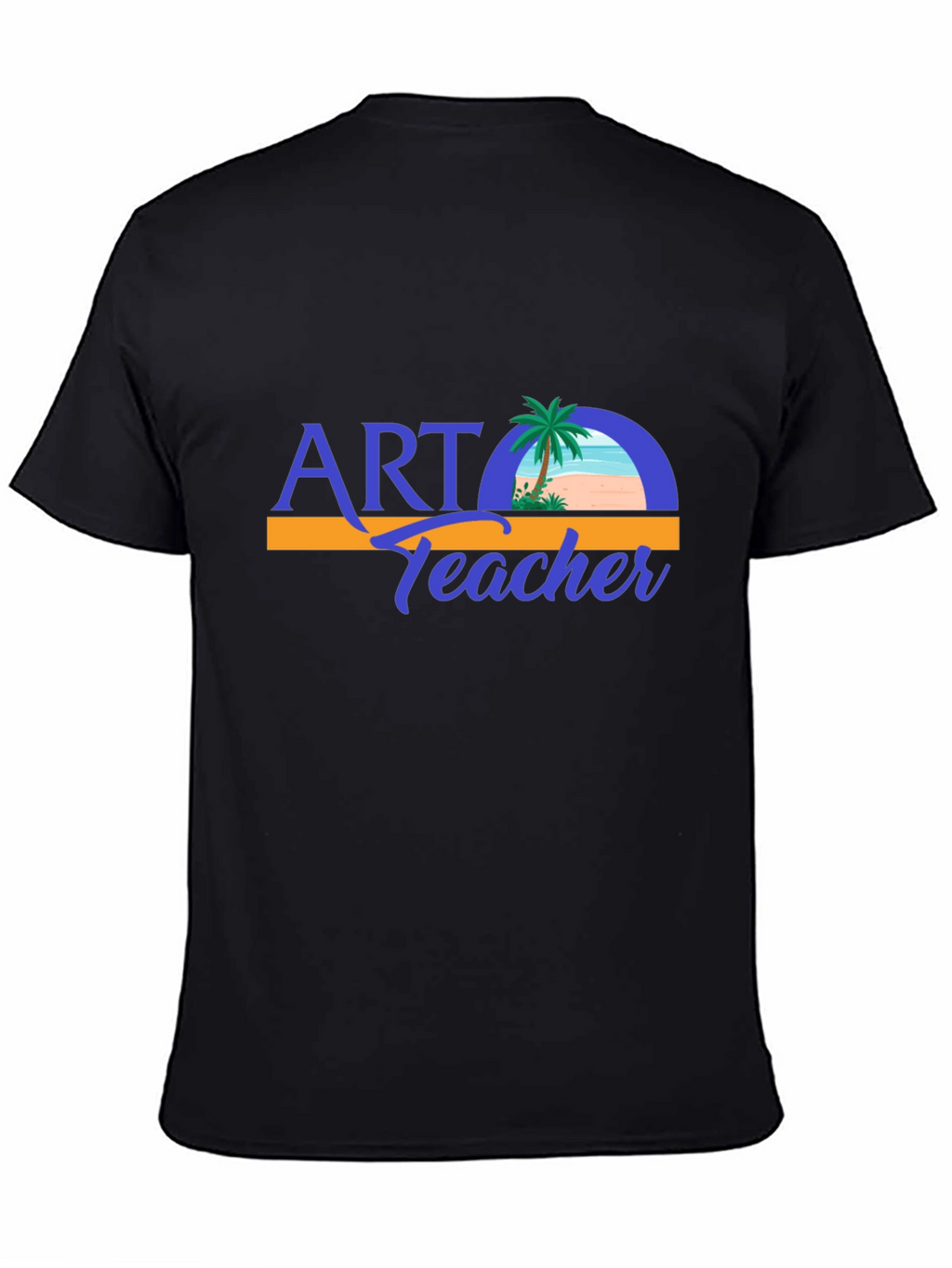 Art Teacher T-Shirt - Beach Design