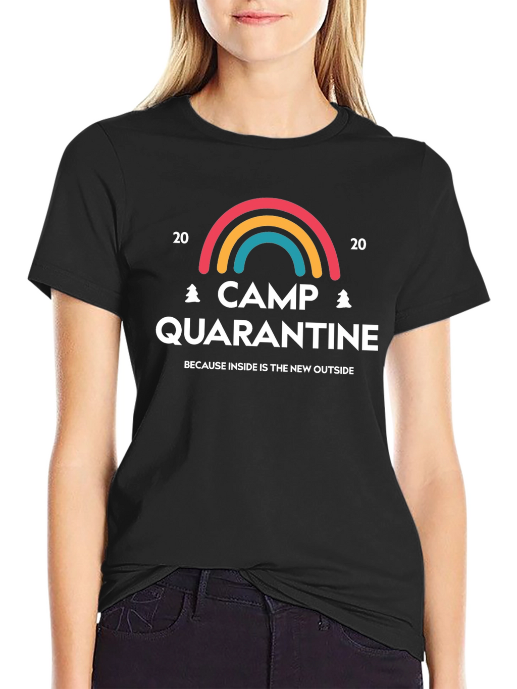 Camp Quarantine T-Shirt: Inside is the New Outside