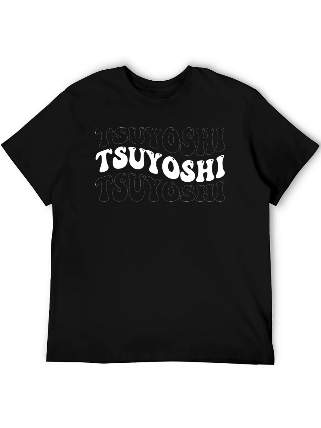 Tsuyoshi Retro Graphic T-Shirt - Black