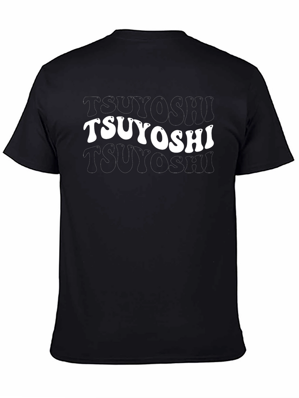 Tsuyoshi Retro Graphic T-Shirt - Black