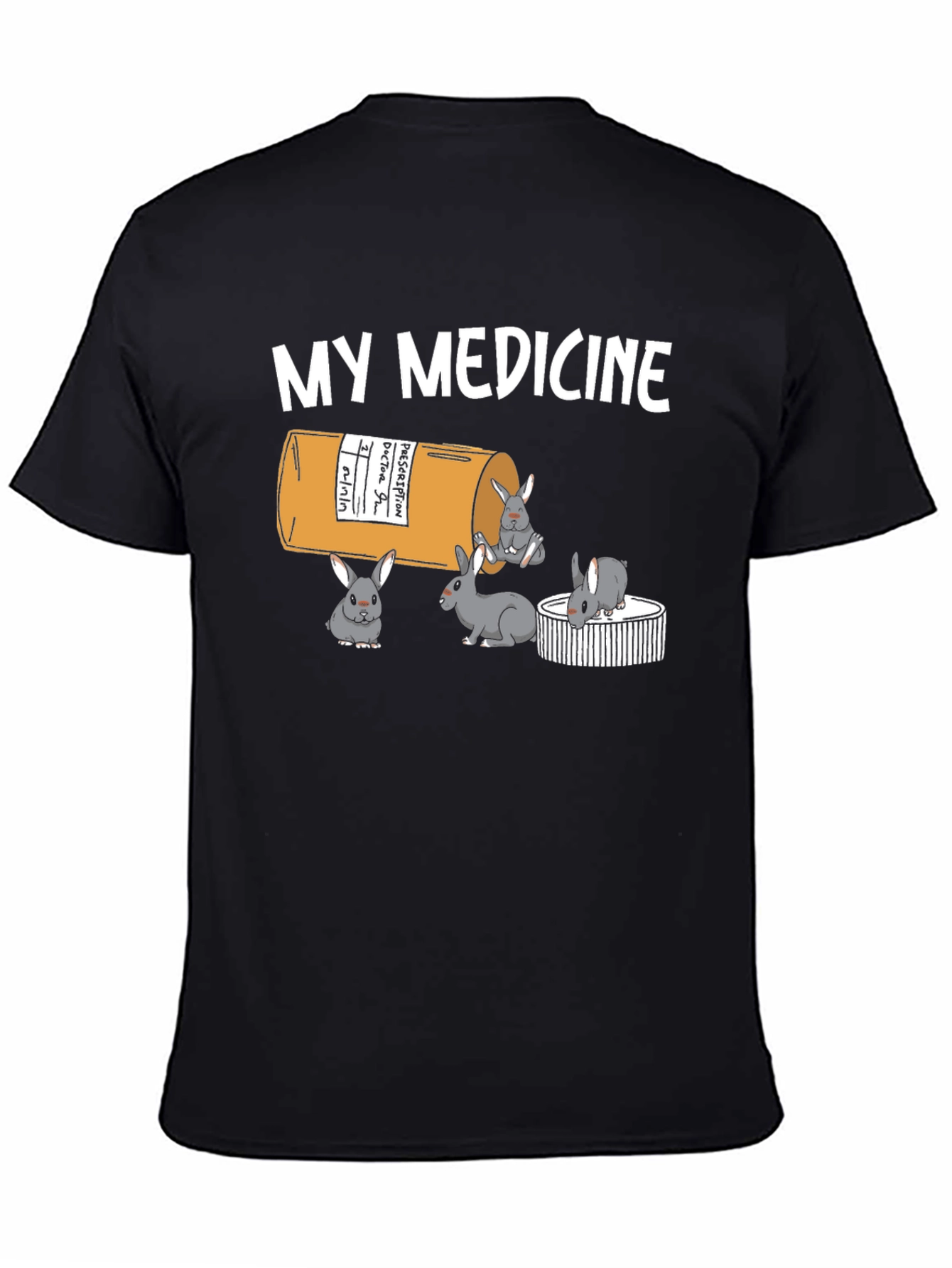 My Medicine Rabbit T-Shirt - Funny Bunny Tee