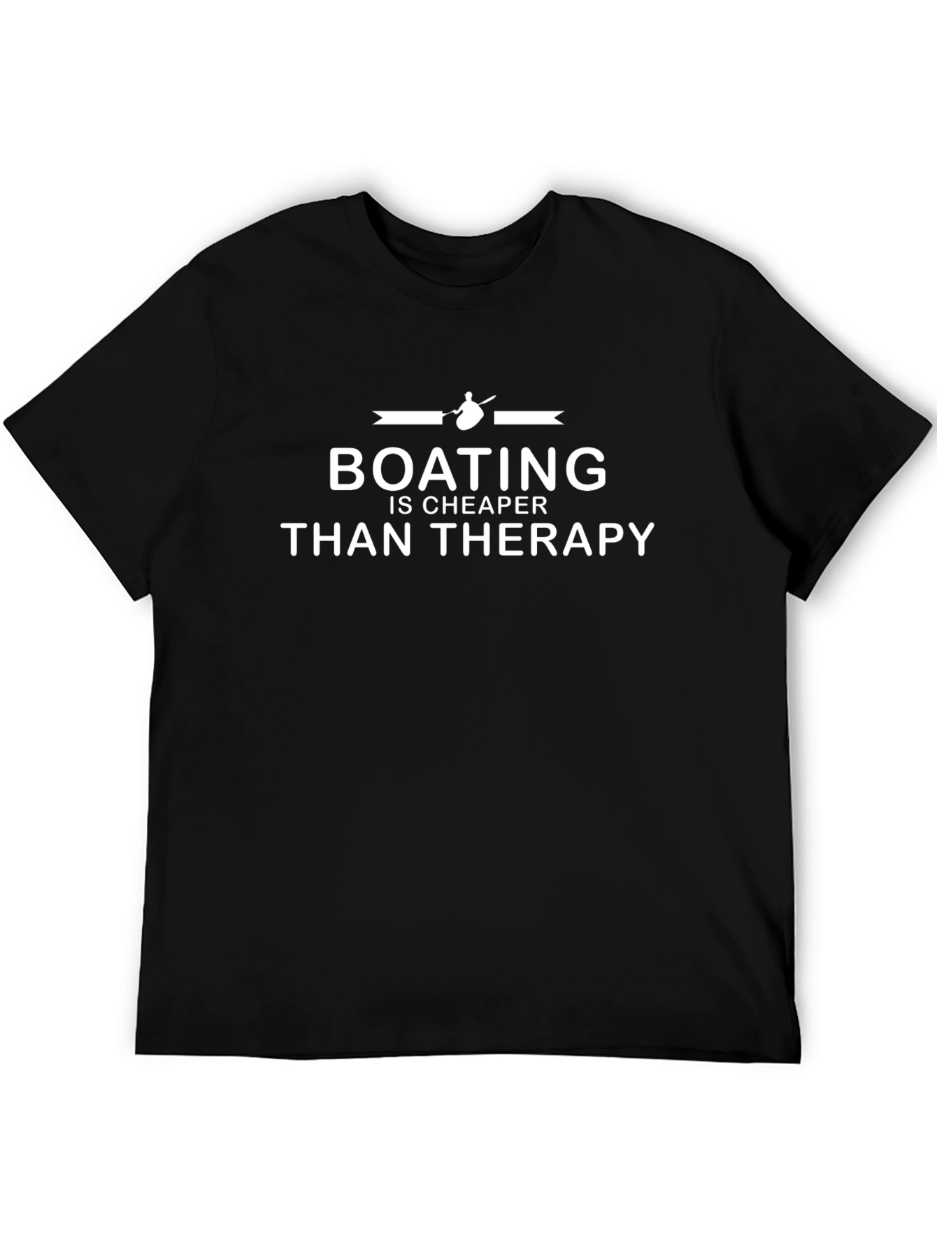 Boating Is Cheaper Than Therapy Graphic Tee