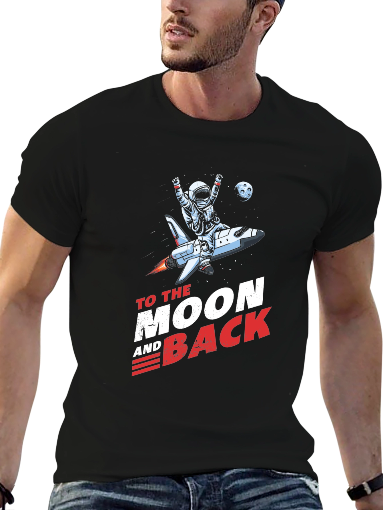 To the Moon and Back Graphic T-Shirt