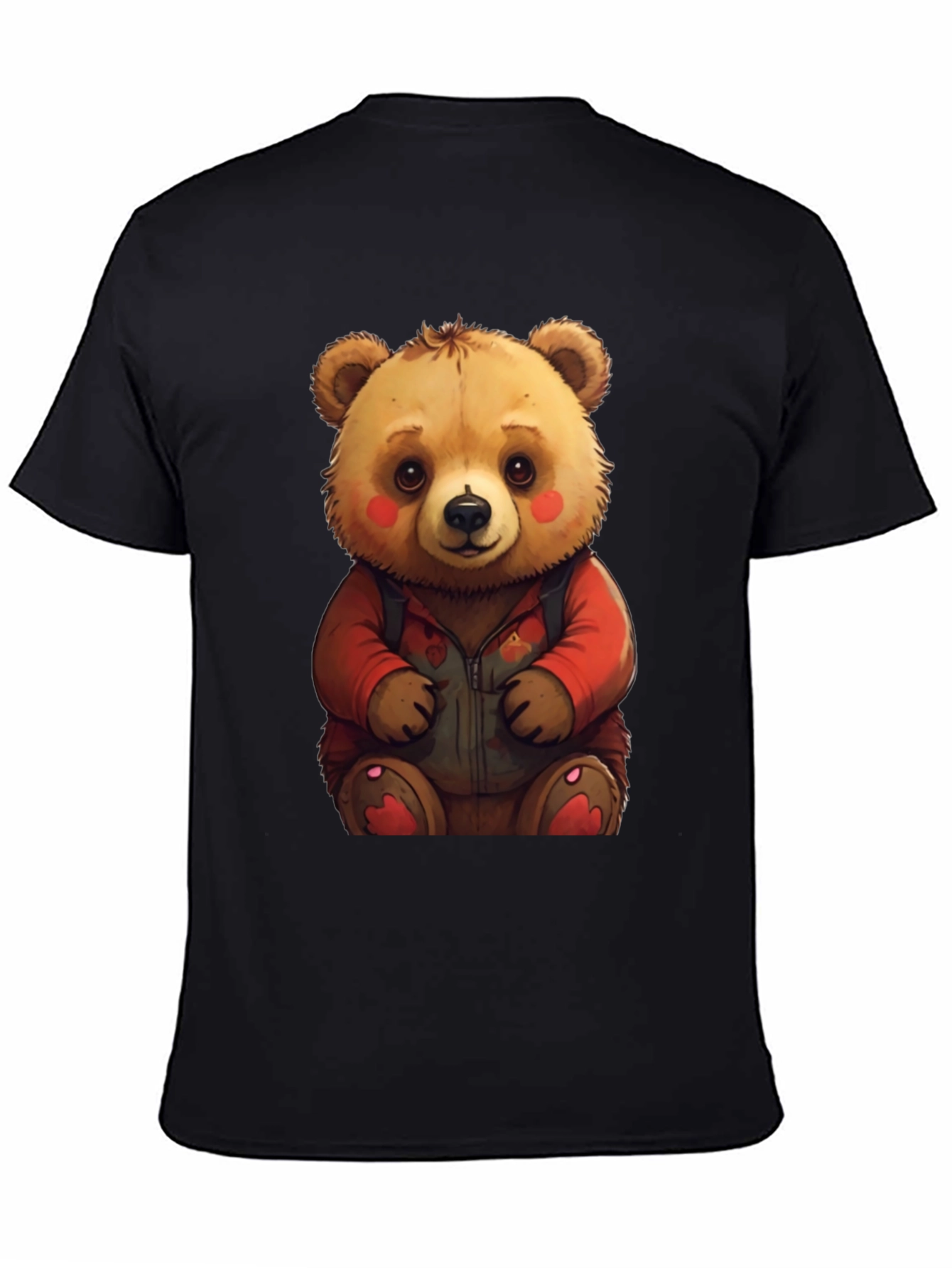 Cute Teddy Bear Graphic Tee - Soft & Comfy