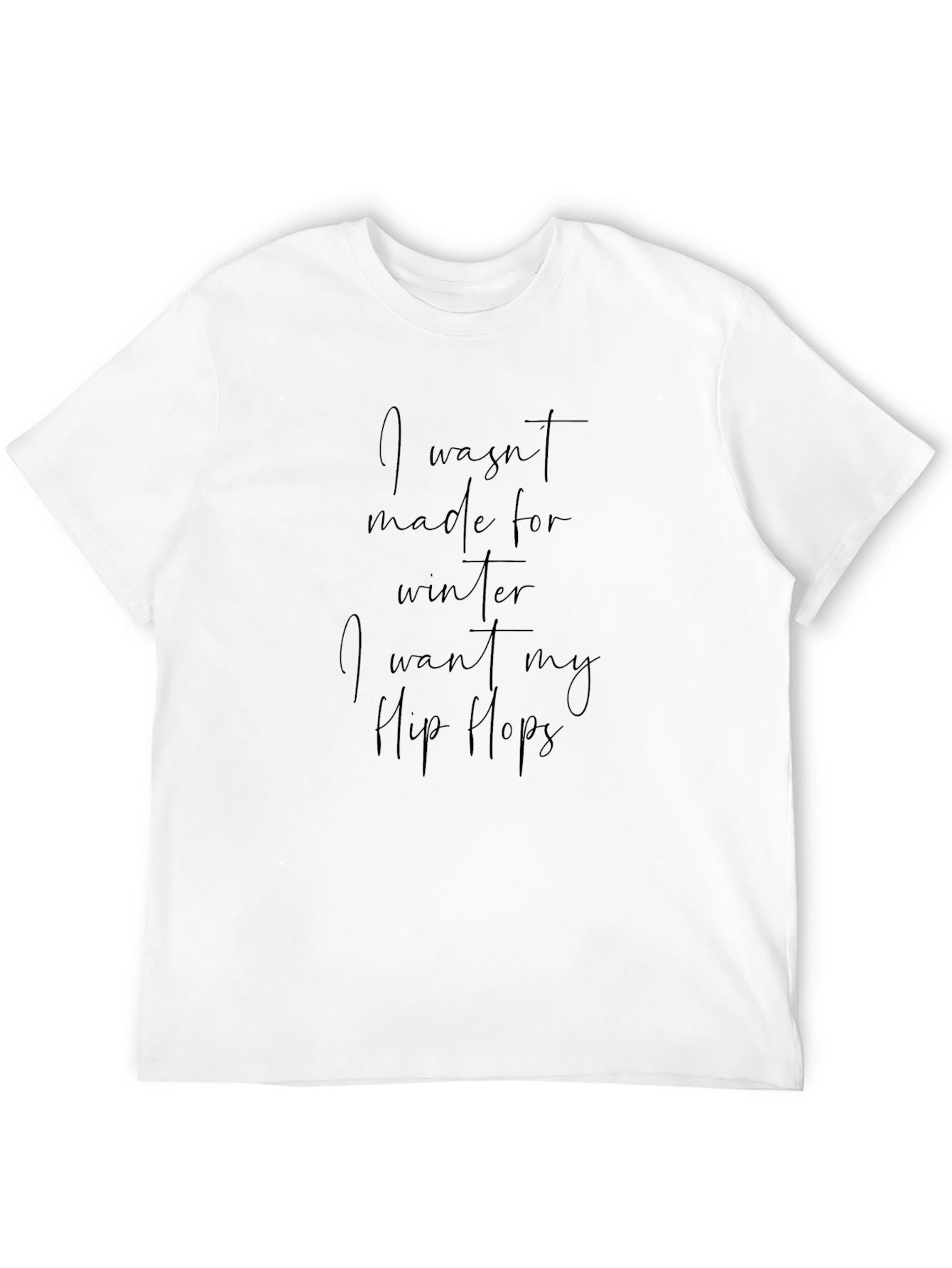 Winter Hip Hops Black Graphic Tee